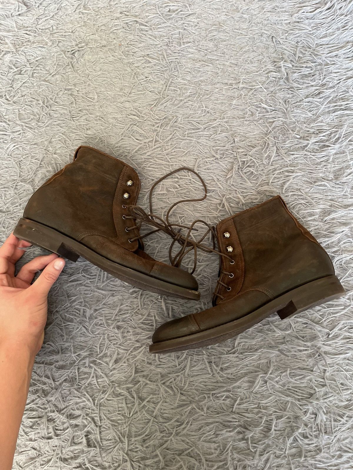 Designer × Scarosso Scarosso real leather suede boots Size US 8.5 / EU 41-42 - 2 Thumbnail