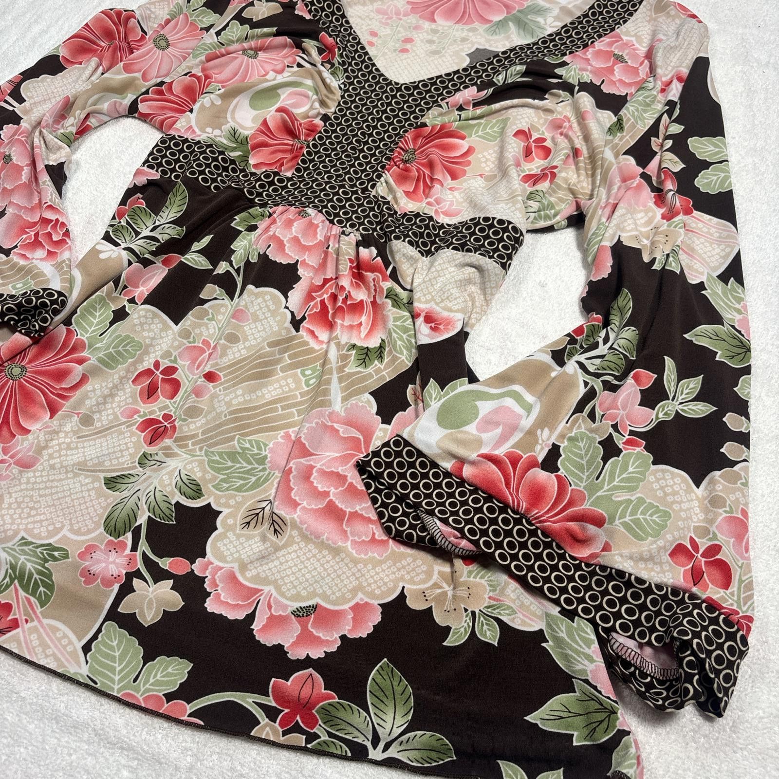 Other y2k fairy core tie back flowy blouse Size XL / US 12-14 / IT 48-50 - 4 Thumbnail