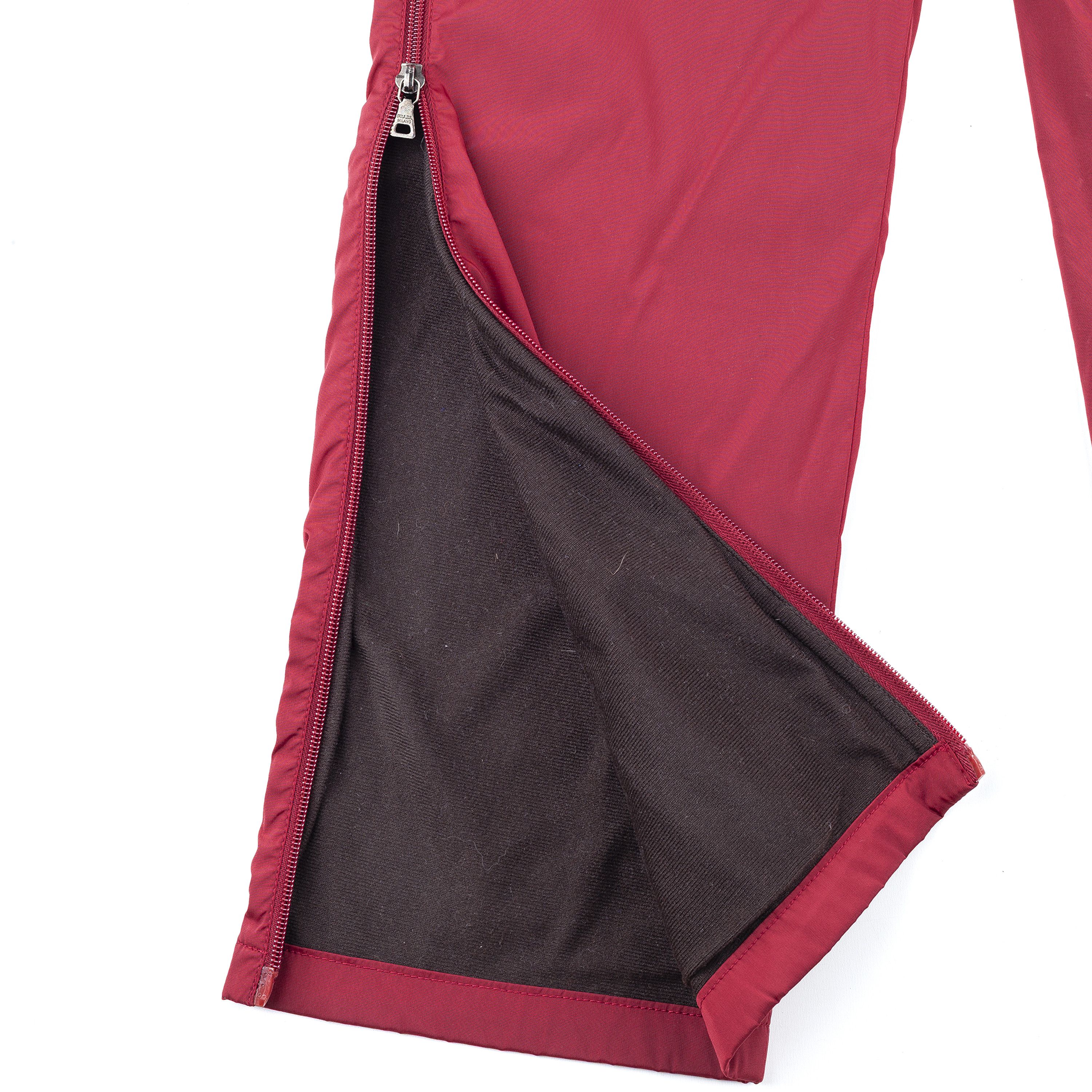 Prada Prada Sport Snow Tech Burgundy Nylon Vintage Pants (S) Size 26" / US 2 / IT 38 - 6 Thumbnail