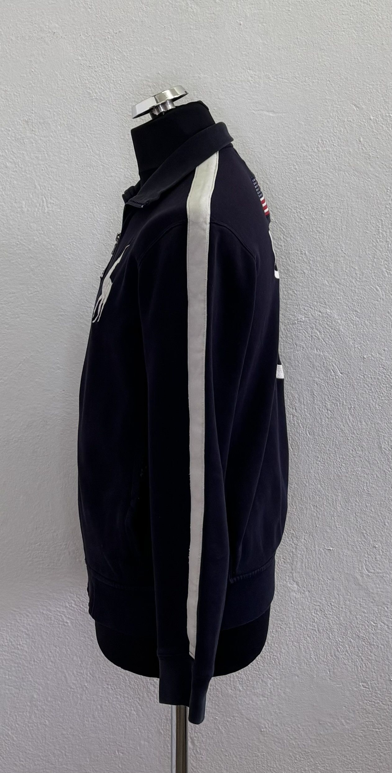 Polo Ralph Lauren × Vintage Polo Ralph Lauren USA 10 zip sweatshirt Medium Size US M / EU 48-50 / 2 - 3 Thumbnail