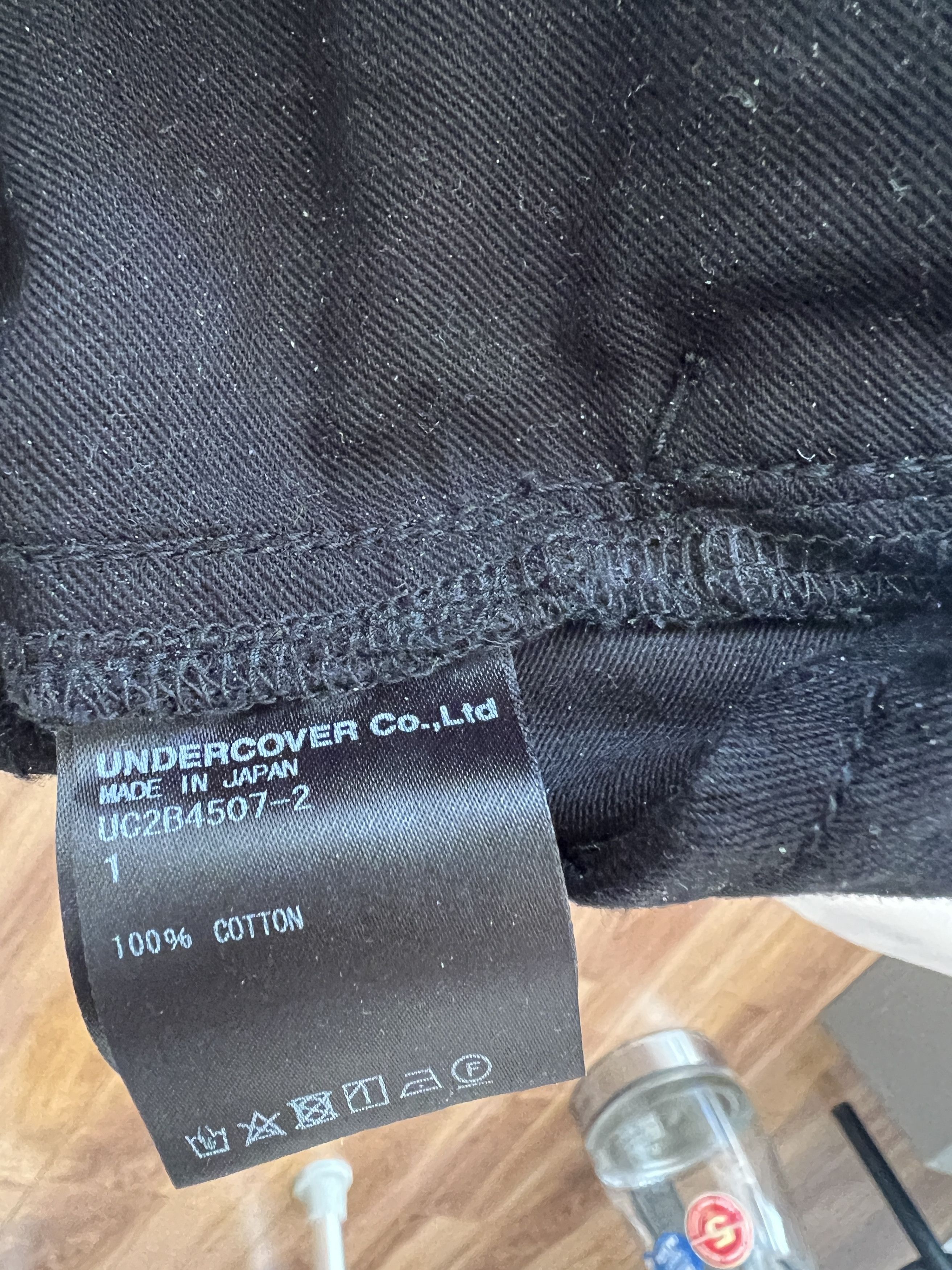 Jun Takahashi × Undercover Undercover Black Distressed Cargo Pants Size US 30 / EU 46 - 5 Thumbnail