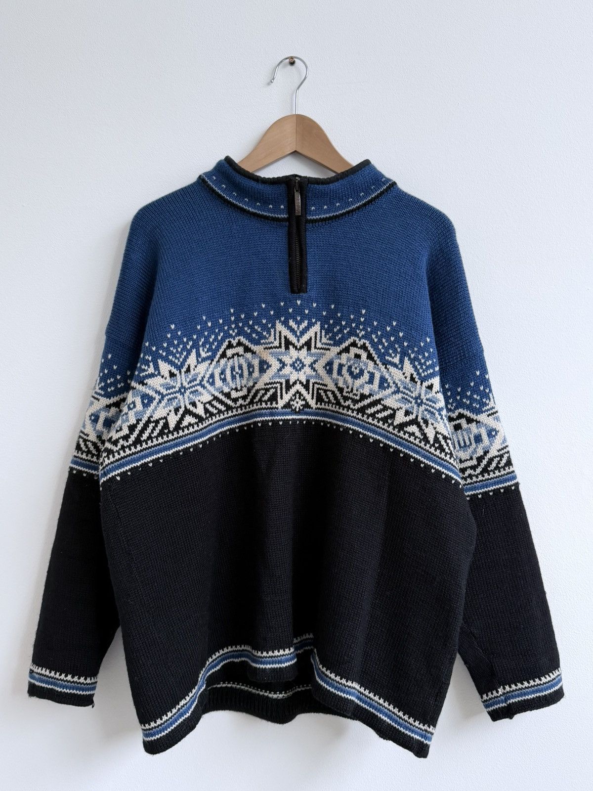 Dale Of Norway Dale Of Norway Wool Knit 1/4 Zip Sweater Size US L / EU 52-54 / 3 - 1 Thumbnail