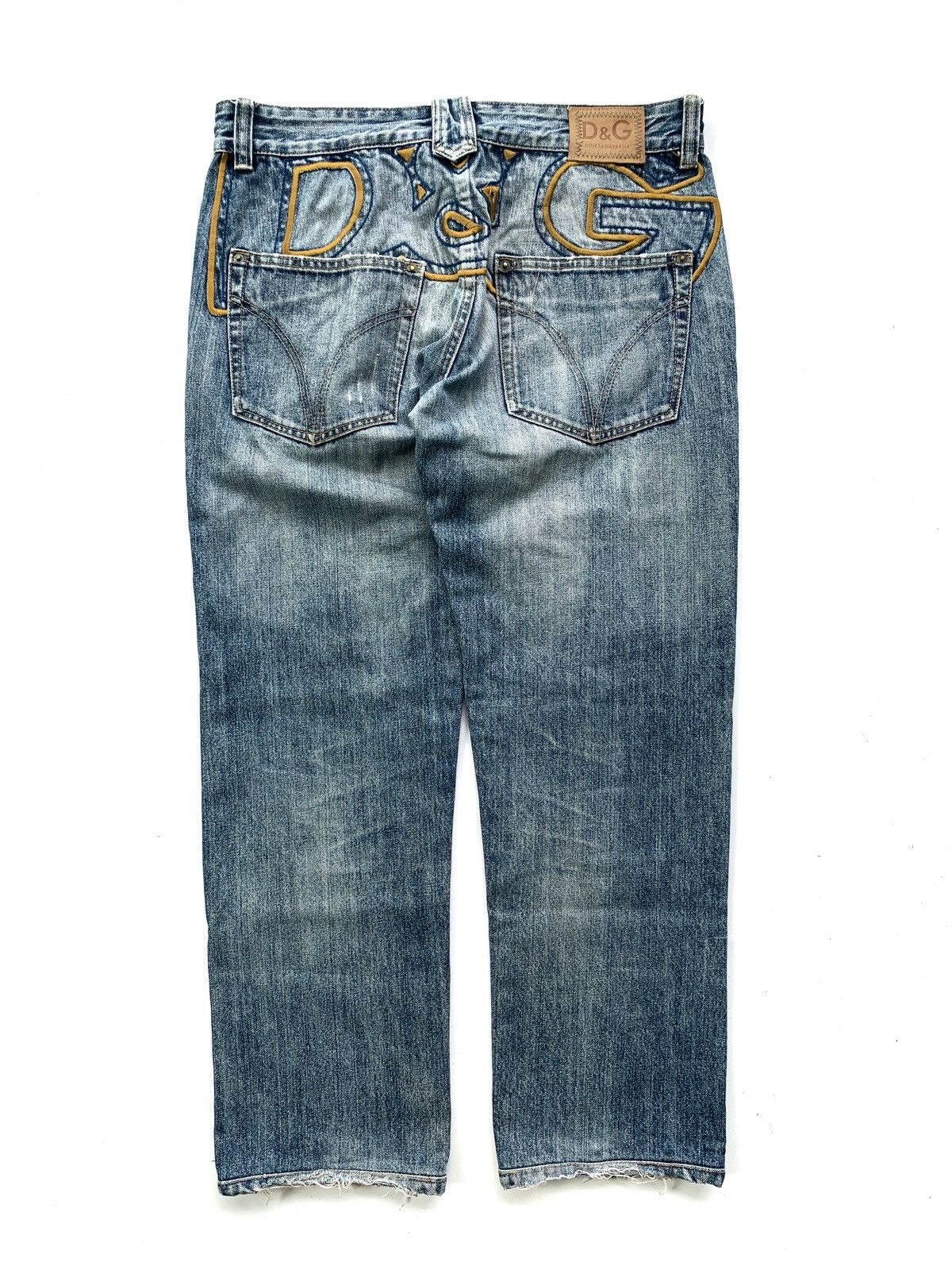 Dolce & Gabbana 90s Dolce & Gabbana Big Logo Jeans | Grailed