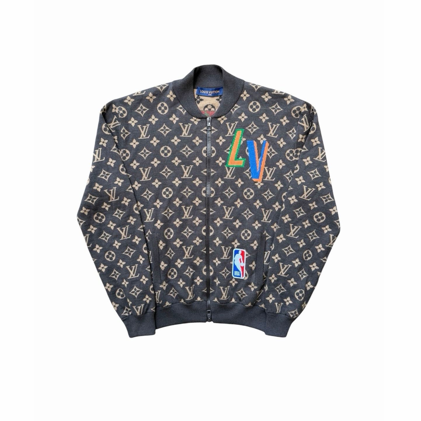 Louis Vuitton Size S - Louis Vuitton x NBA Monogram Bomber Jacket Size US S / EU 44-46 / 1 - 1 Thumbnail