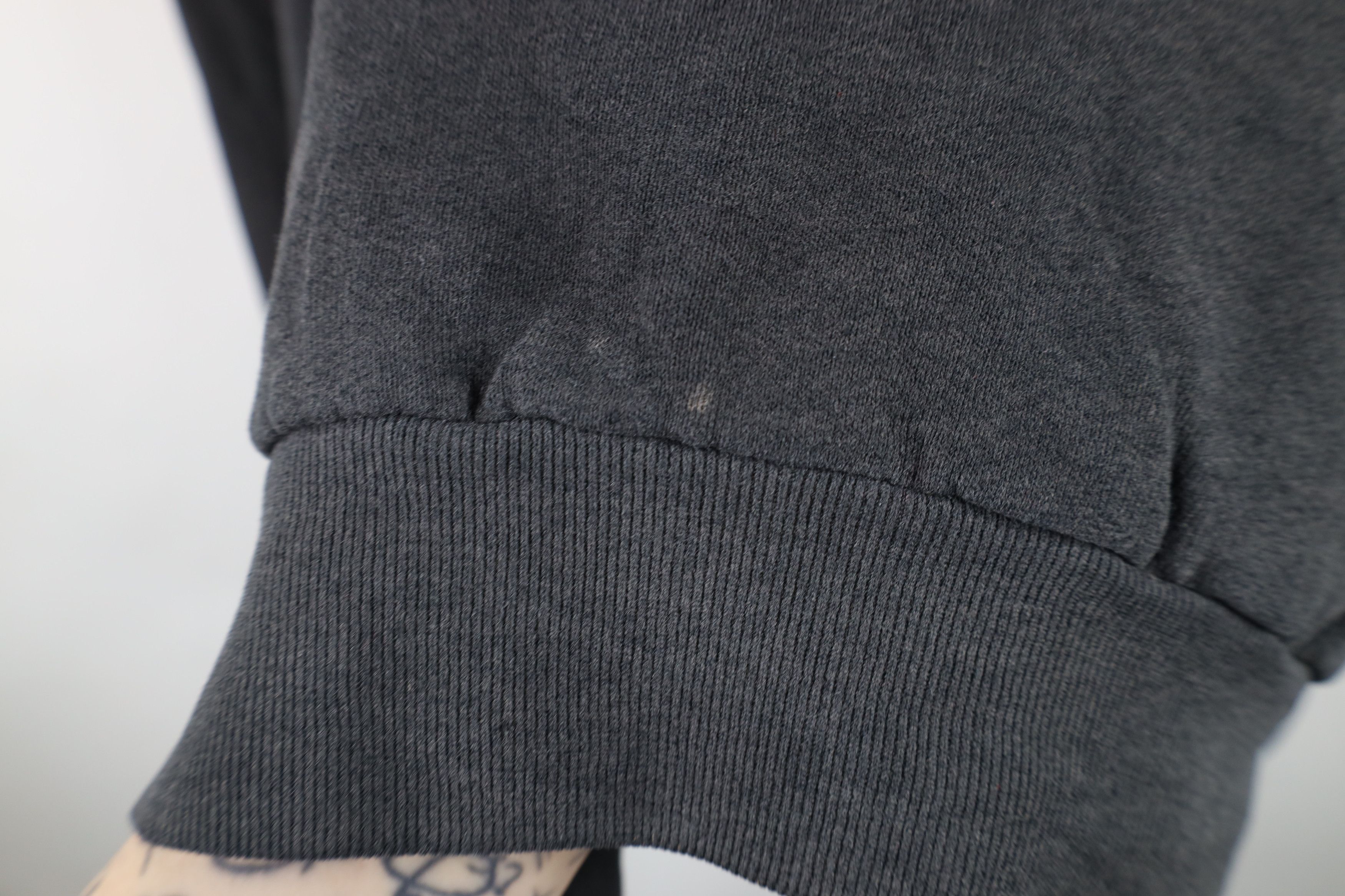 Vintage Vintage 90s Streetwear Blank Crewneck Sweatshirt Black USA Size 3XL / US 20-22 - 7 Thumbnail