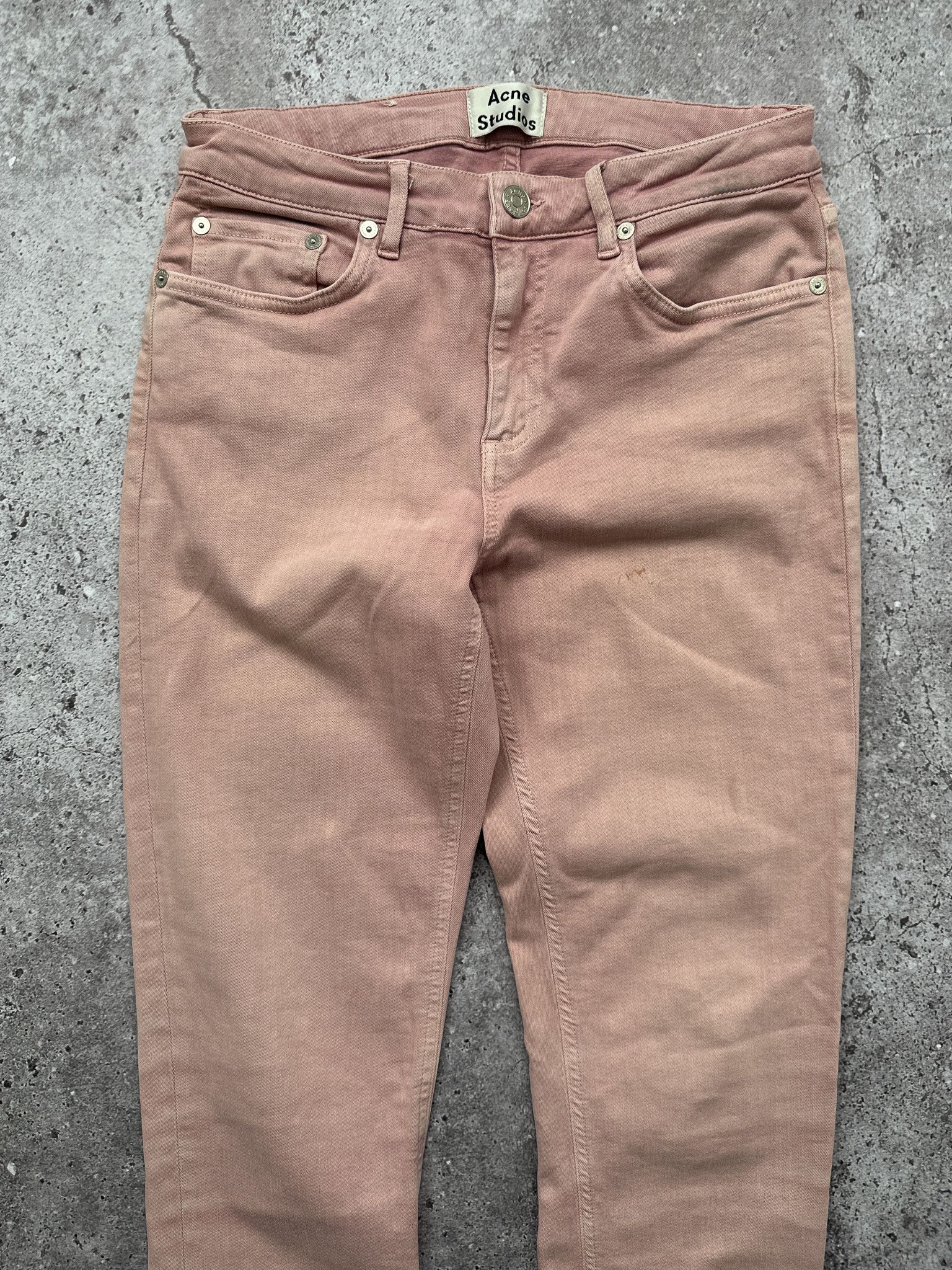 Acne Studios Acne Studios Skinny Pink Denim Pants Jeans 28x32 Size 28" / US 6 / IT 42 - 6 Thumbnail