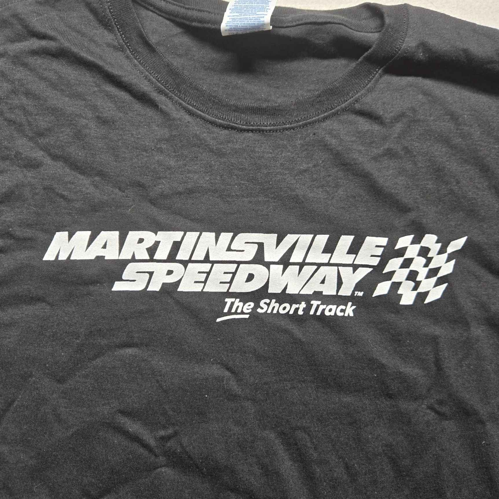 Gildan VINTAGE Gildan Martinsville Speedway NASCAR Racing T-Shirt Short Sleeve Adult 2XL Black Mens Size US XXL / EU 58 / 5 - 3 Thumbnail