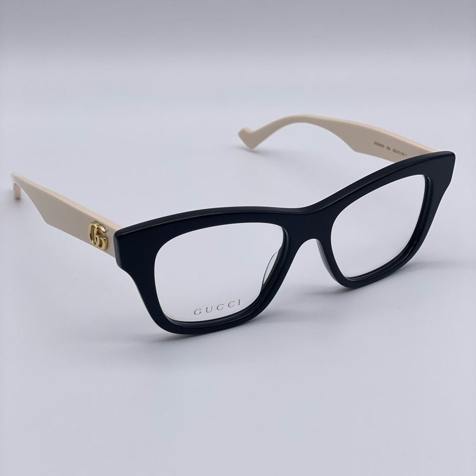 Gucci BRAND NEW GUCCI GG0999O 002 Black/White Transparent Women Size ONE SIZE - 3 Thumbnail
