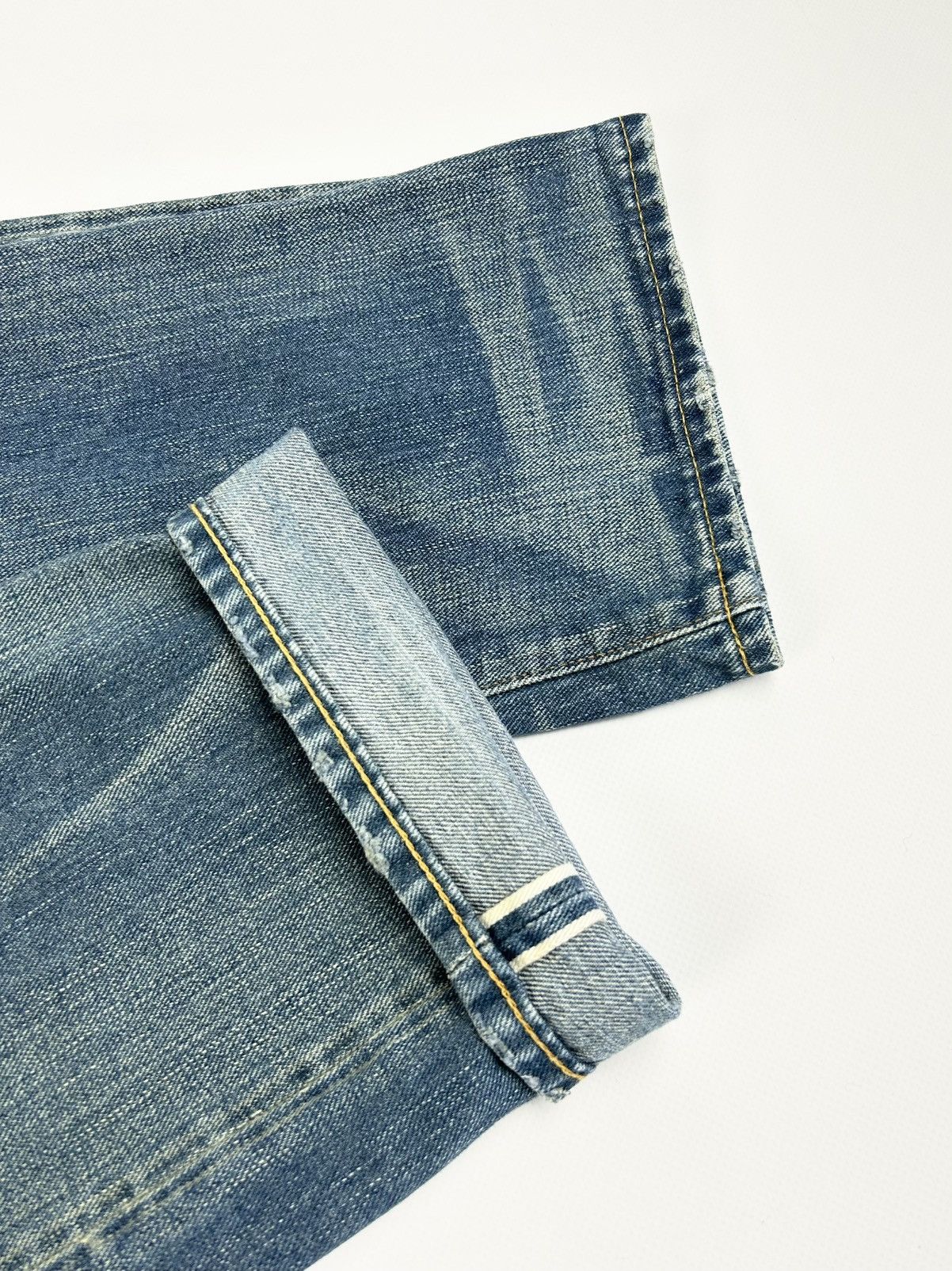 Japanese Brand Rare Ralph Lauren Double RRL Denim Pants Jeans Selvege Japan Size US 36 / EU 52 - 6 Thumbnail