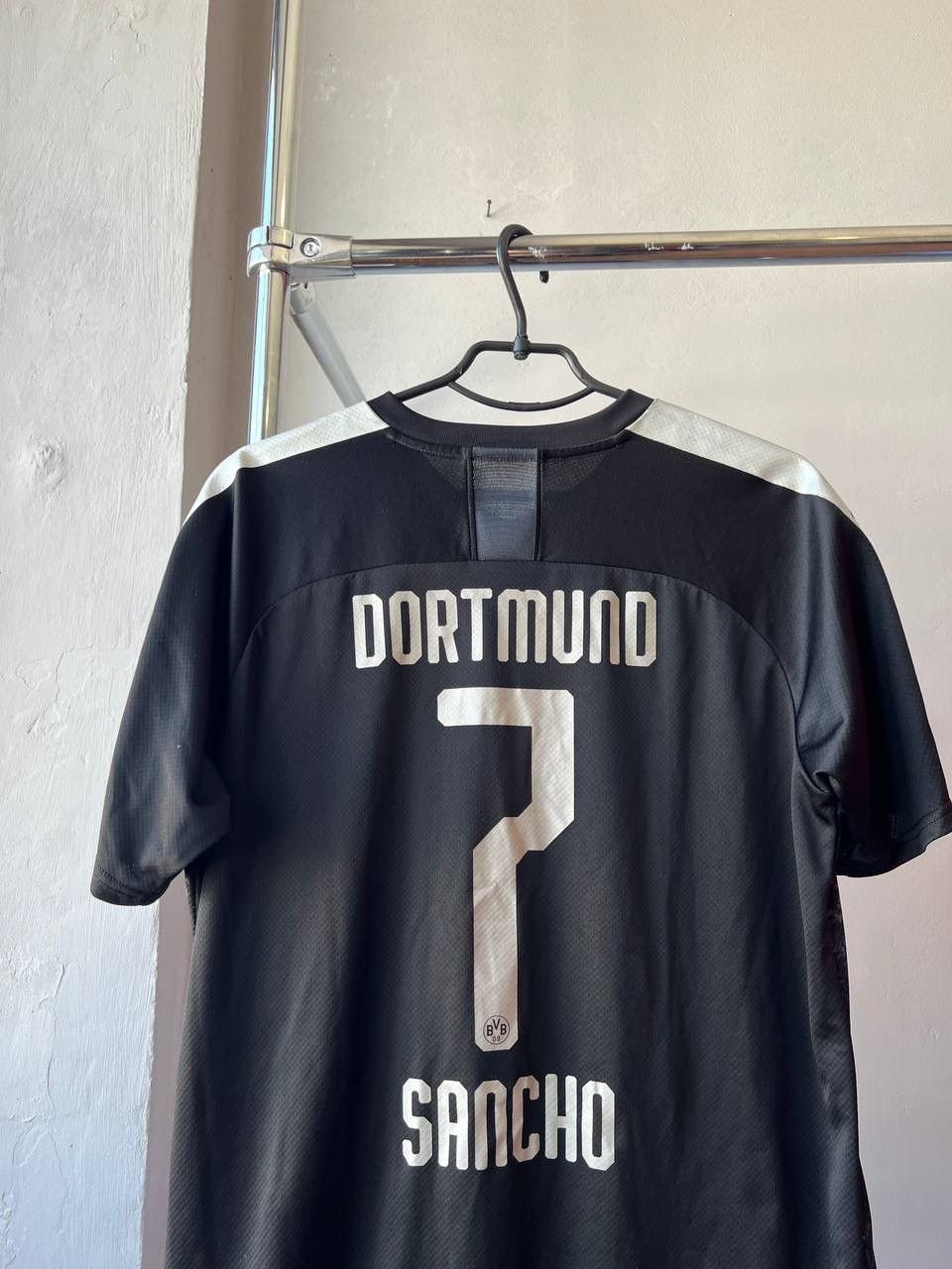 Puma 2019/20 BORUSSIA DORTMUND #7 SANCHO AWAY SOCCER JERSEY SHIRT Size US L / EU 52-54 / 3 - 14 Thumbnail