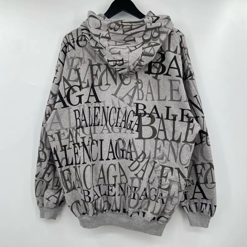 Balenciaga Balenciaga Fully printed barrage zipper hooded sweatshirt Size US S / EU 44-46 / 1 - 2 Thumbnail