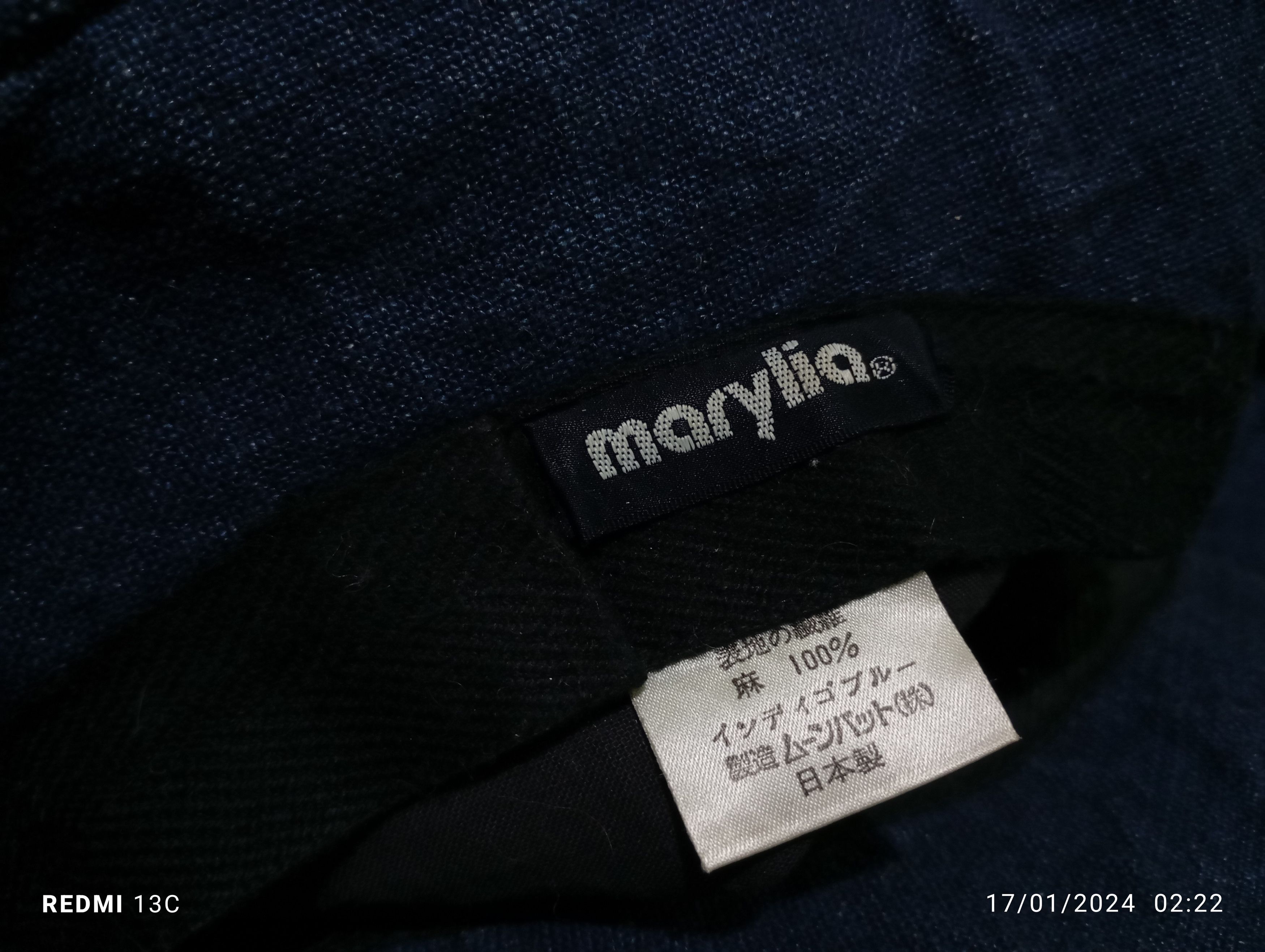 Indigo × Japanese Brand Indigo Bucket Hat Marylia Made in Japan Size ONE SIZE - 2 Thumbnail
