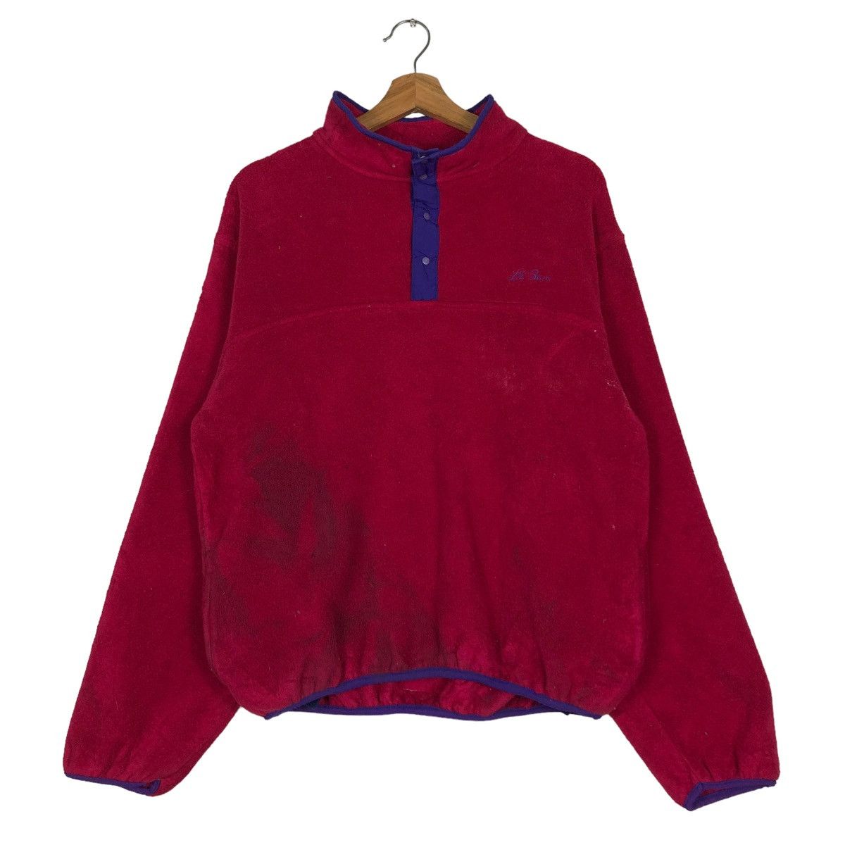 Japanese Brand 🔥VINTAGE FLEECE JACKET PULL OVER L.L.Bean Usa Freeport Size US M / EU 48-50 / 2 - 1 Thumbnail