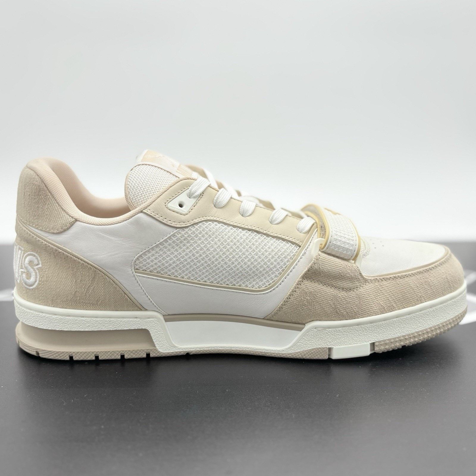 Louis Vuitton Louis Vuitton Trainer Strap ' Beige ' | SUPER CLEAN! Size US 12.5 / EU 45-46 - 9 Thumbnail