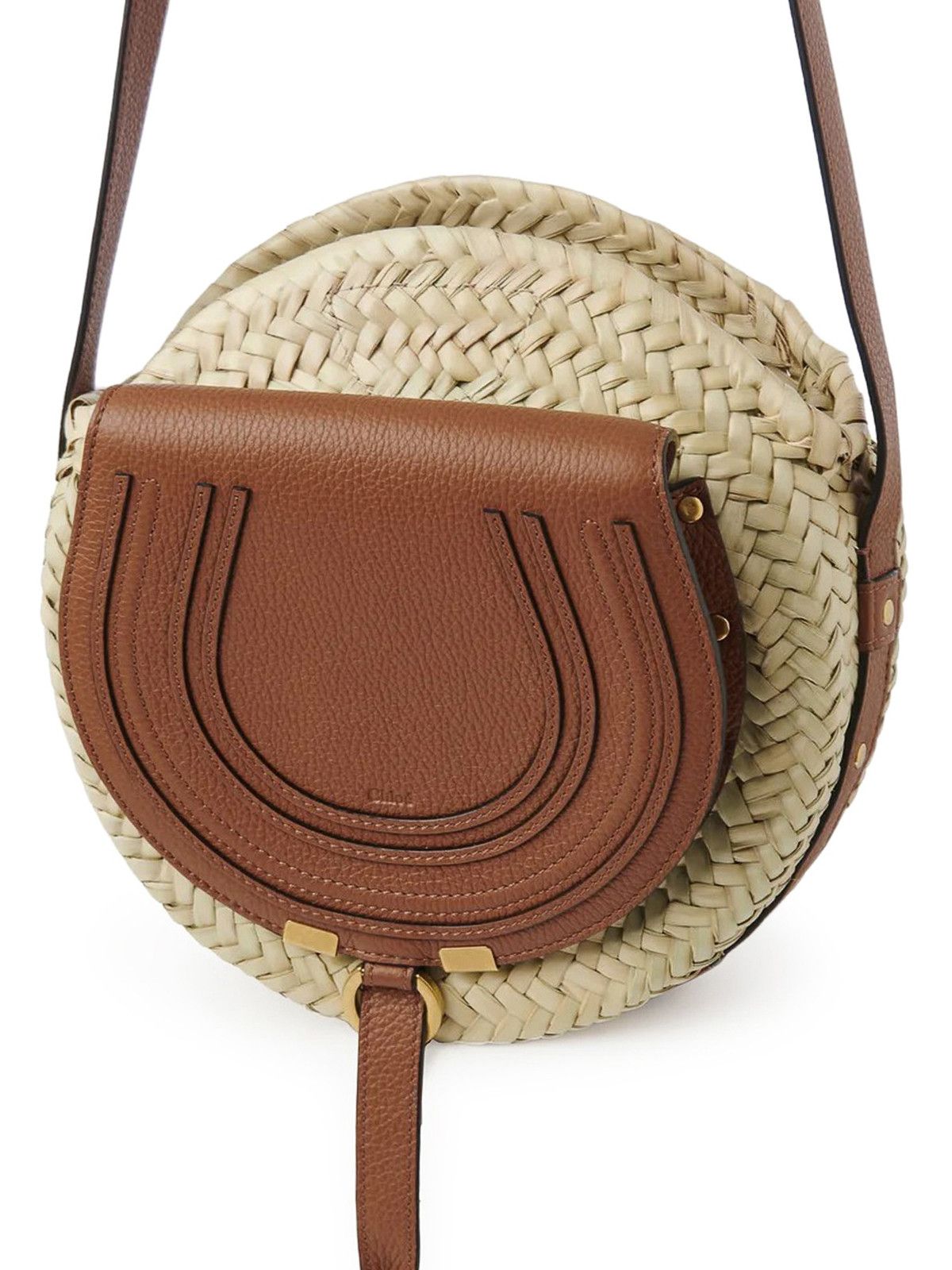 Chloe o1loc1c10226 Size: OS / Marcie Crossbody Basket Bag in Tan Size ONE SIZE - 4 Thumbnail