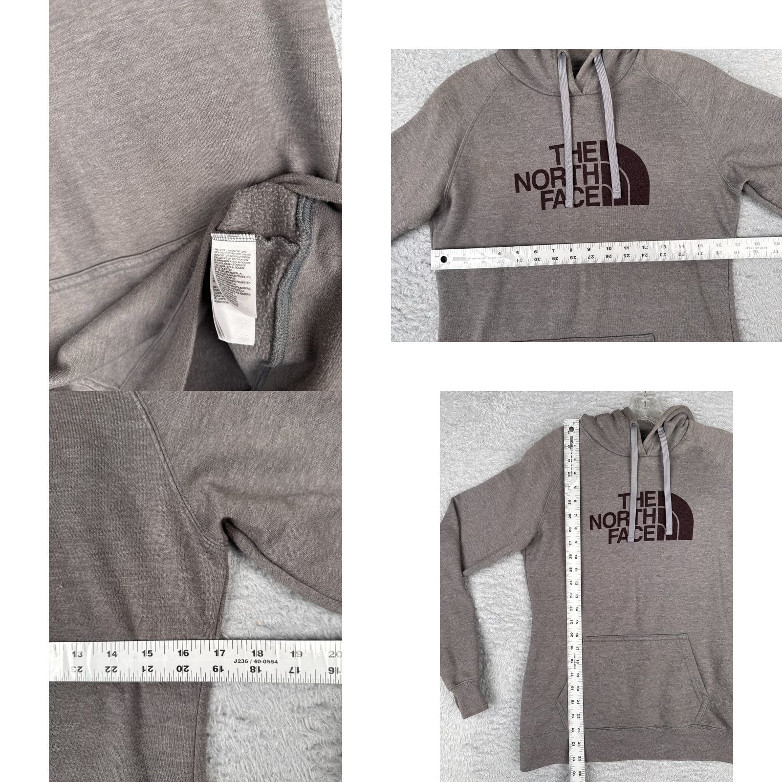 The North Face The North Face Hoodie Women S Gray Pullover Lightweight Jersey Logo Outdoor Womens Size S / US 4 / IT 40 - 8 Thumbnail