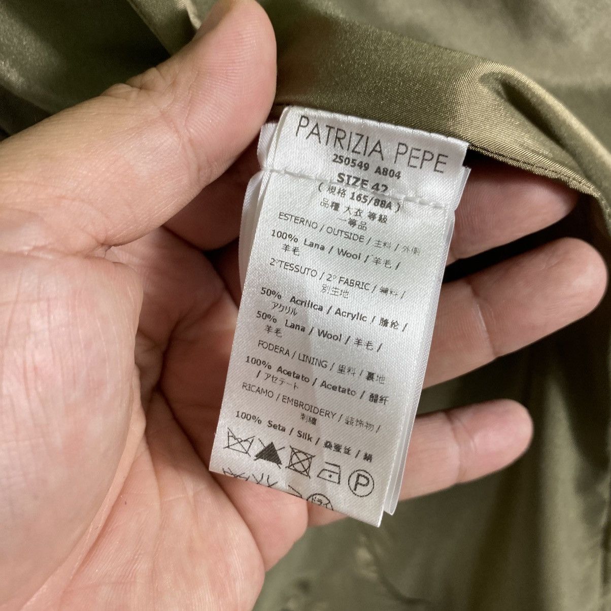 Patrizia Pepe Patrizia Pepe Firenze Cappotto/Coat Green Lane Colour Size M / US 6-8 / IT 42-44 - 10 Thumbnail