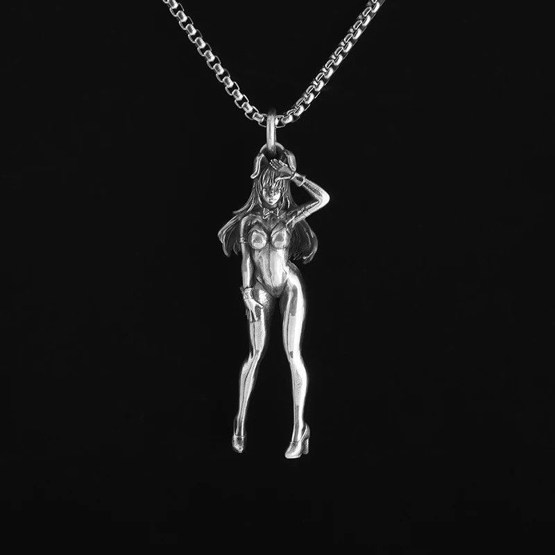 Jewelry Baseball Girl Pendant Necklace Size ONE SIZE - 5 Thumbnail