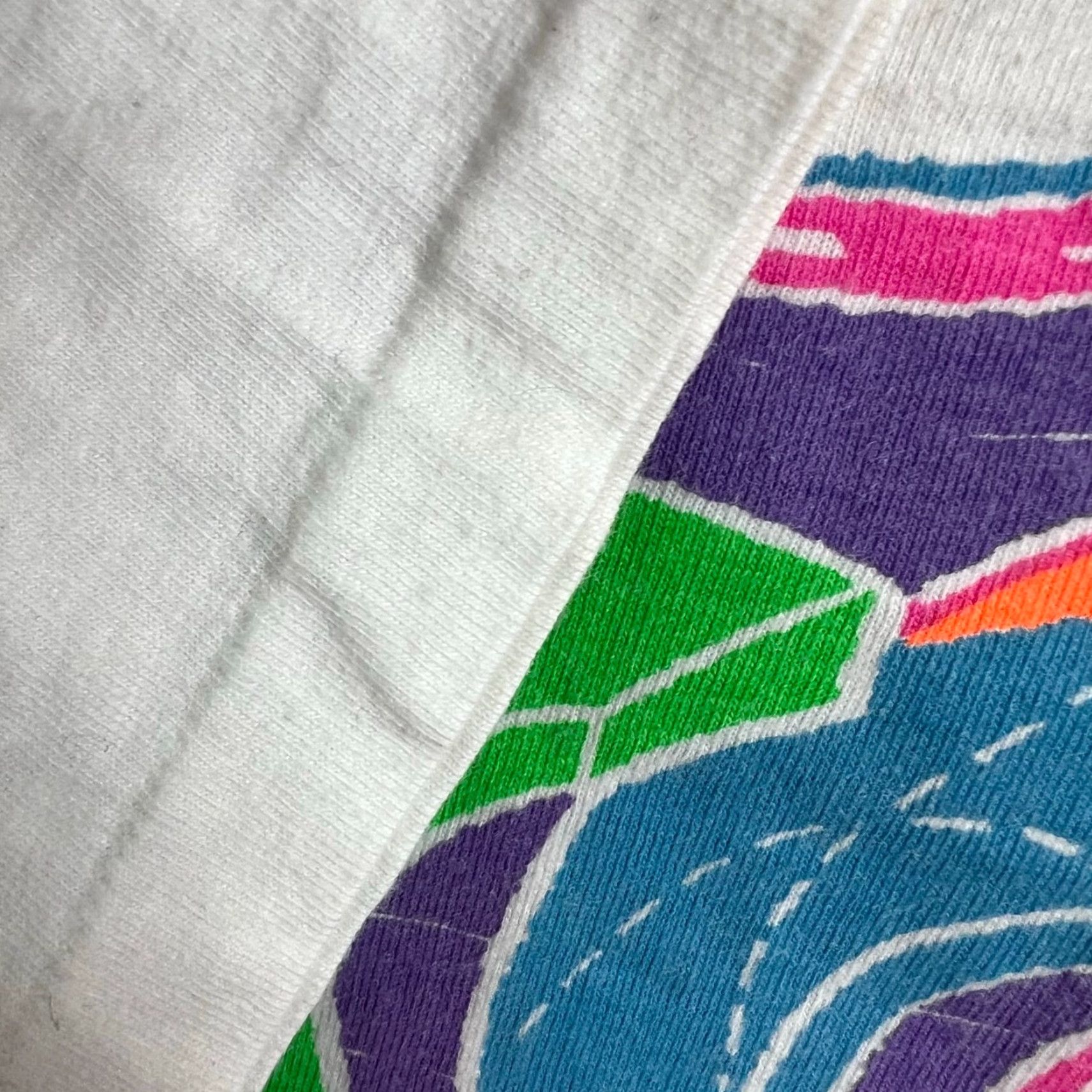 Hanes VINTAGE Hanes TGIF Dallas 1993 March of Dimes Cycling Race T-Shirt Adult Large White Graphic Print 90s Classic Mens Size US L / EU 52-54 / 3 - 7 Thumbnail