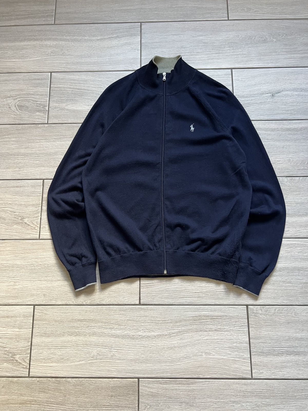 Other POLO Ralph Lauren Zip Up Vintage Sweatshirt 90s Mini Logo Size US S / EU 44-46 / 1 - 4 Thumbnail