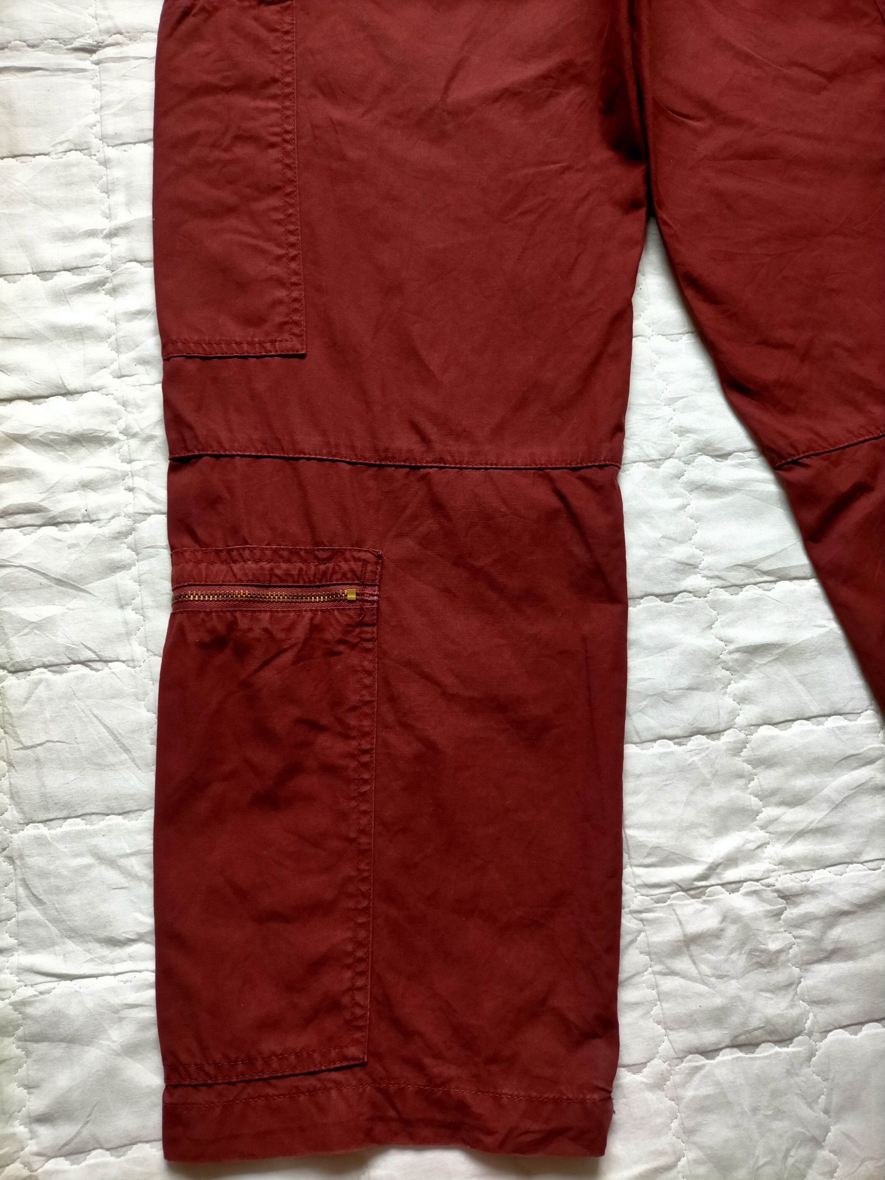 Stussy Stussy Authentic Gear Multipocket Zipped Red Pants Size US 30 / EU 46 - 18 Thumbnail