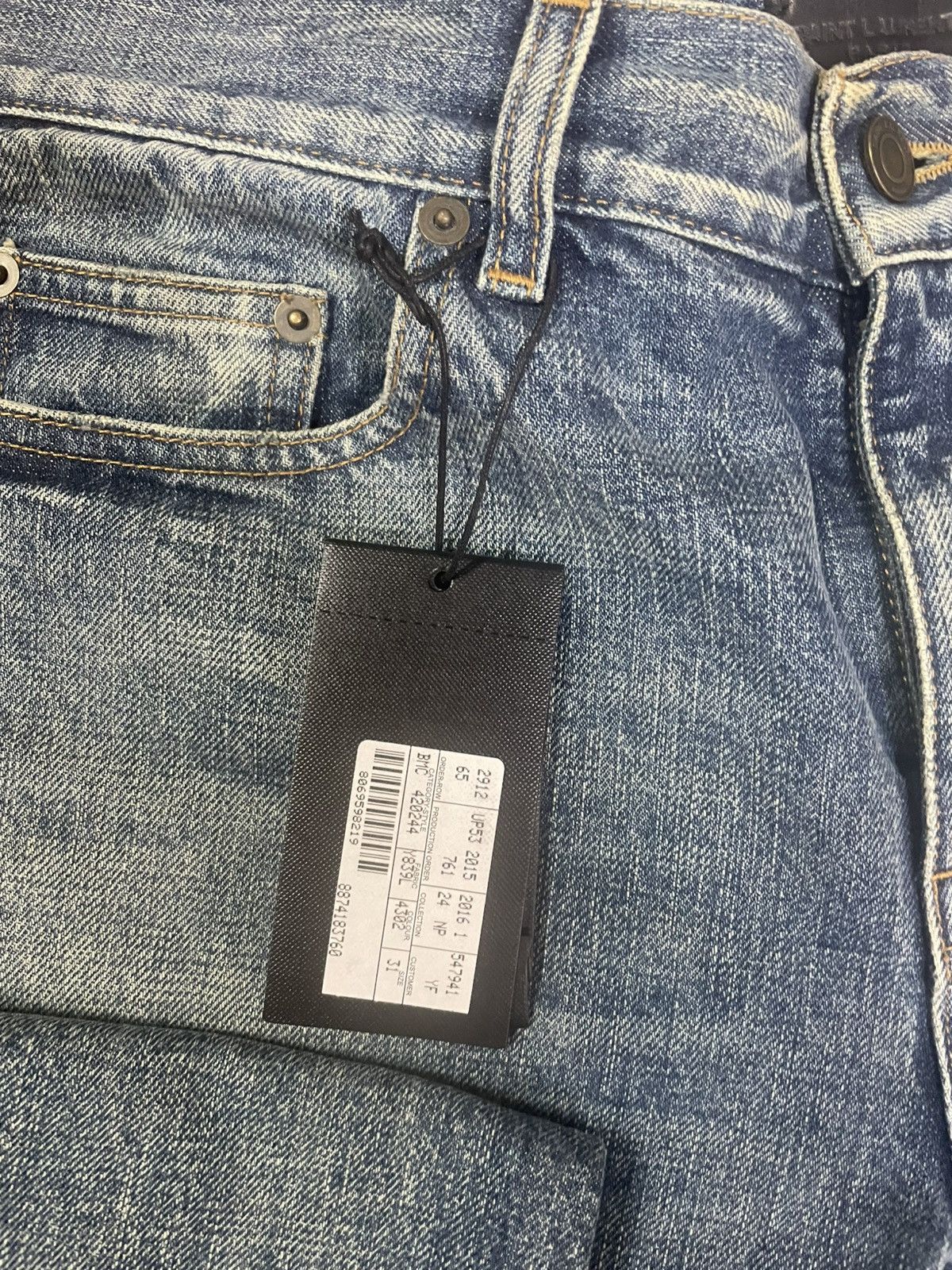 Saint Laurent Paris 16ss Saint Laurent Hedi Slimane DO2 Jeans Size US 31 - 7 Thumbnail