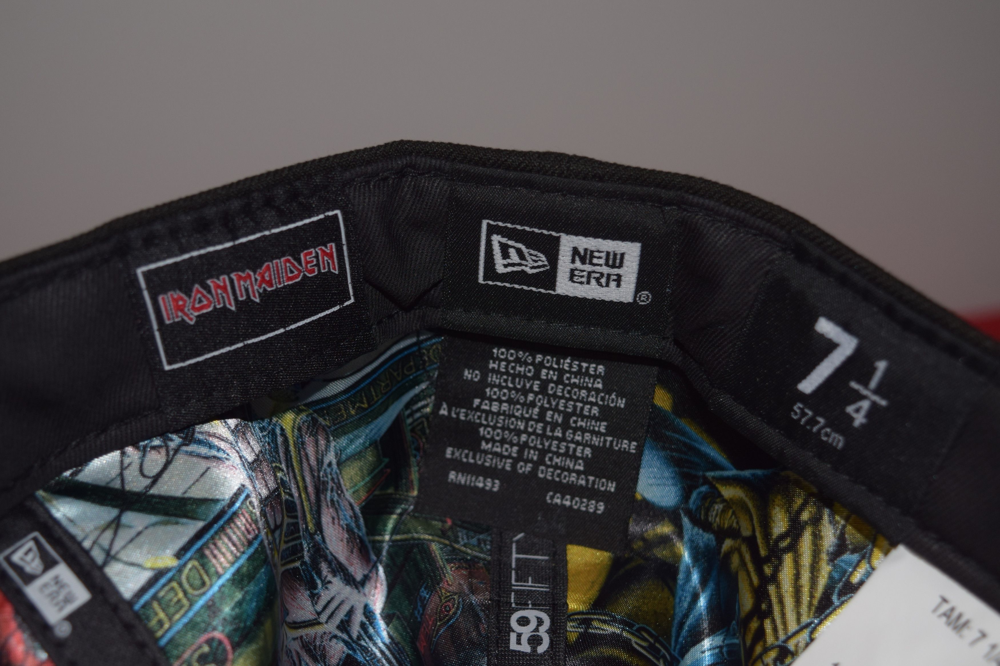 New Era Iron Maiden X New Era Fitted DETAILED Hat 59Fifty Size ONE SIZE - 9 Thumbnail