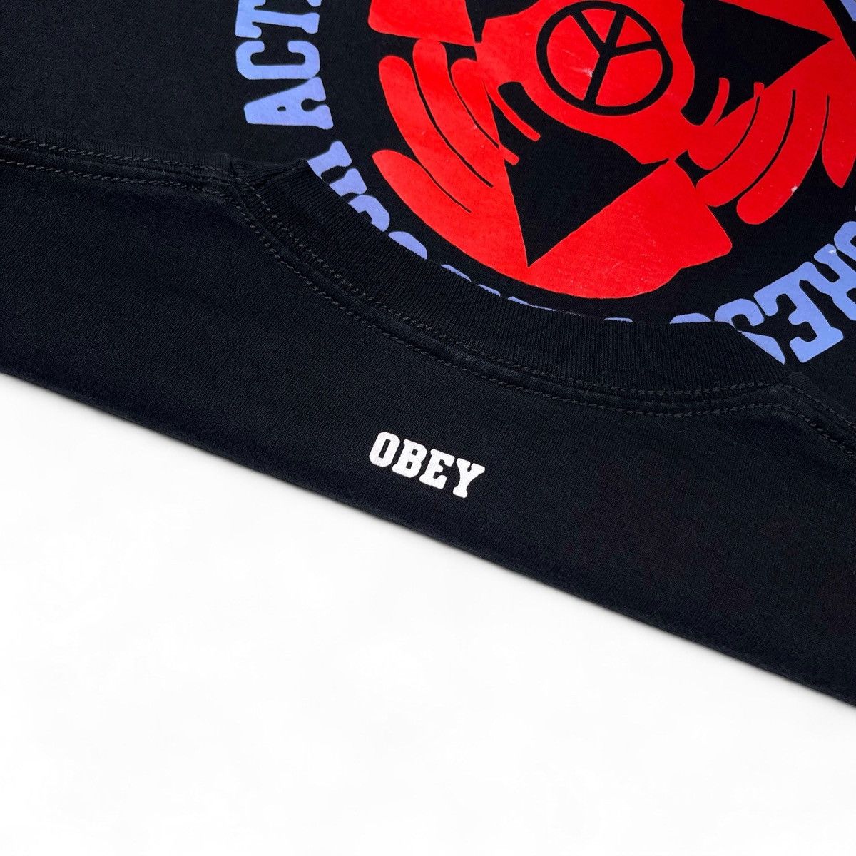 Obey Obey Unity & Respect Black T-Shirt Size US M / EU 48-50 / 2 - 4 Thumbnail