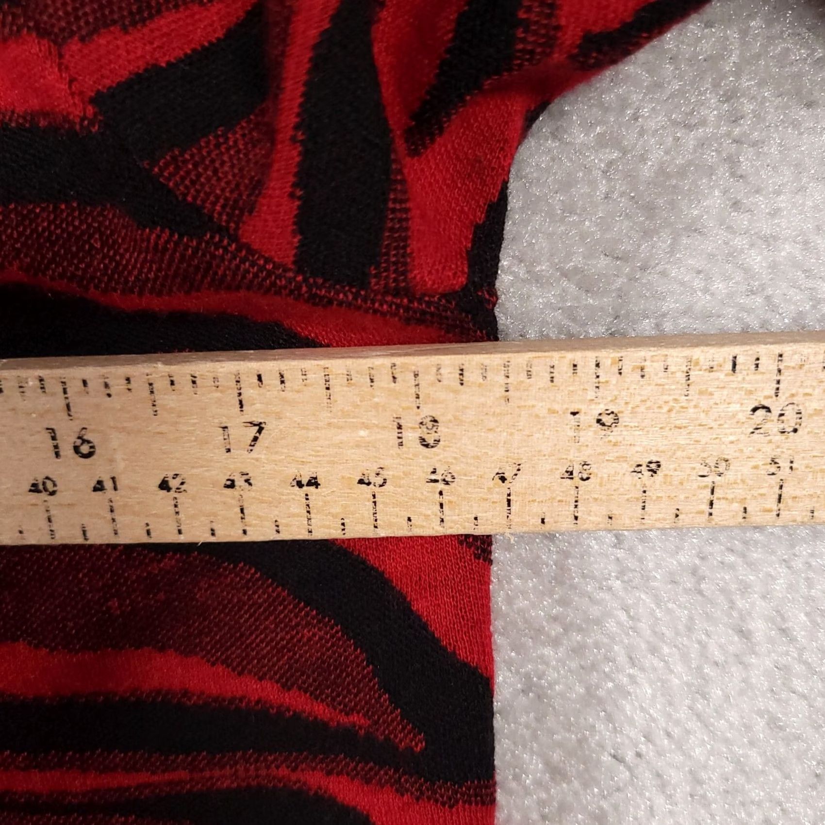 Vintage VINTAGE Chico's Cardigan Women's Small Size 0 Wool Blend Fringe Open Front Sweater Red Size S / US 4 / IT 40 - 5 Thumbnail