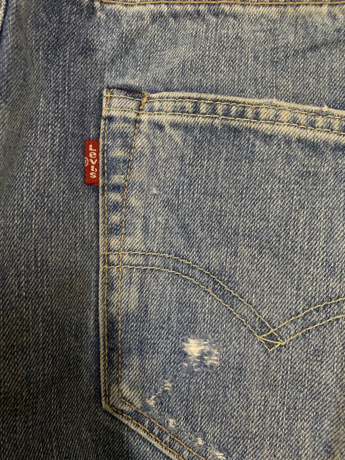 Levi's Vintage Clothing Vintage Y2K Levis 501CT Distressed Grunge Jeans Size 34x30 Size US 34 / EU 50 - 13 Thumbnail