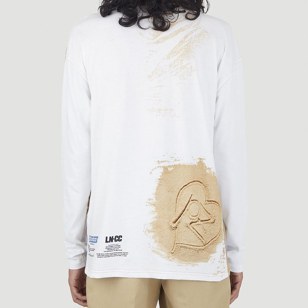 Other LN-CC x PZ Today Long Sleeve Beach Graphic Tee in White Size US L / EU 52-54 / 3 - 3 Thumbnail