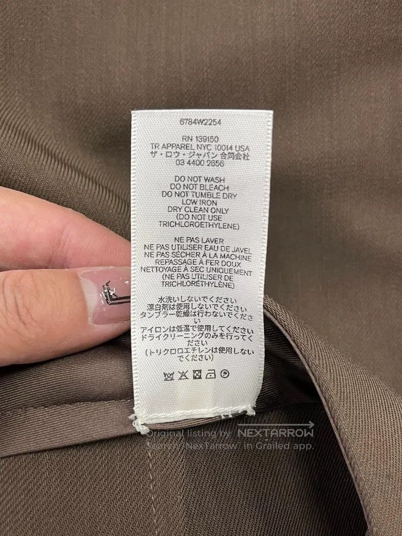 The Row The Row size 2 Brown straight-leg trousers Size 24" / US 00 / IT 34 - 6 Thumbnail