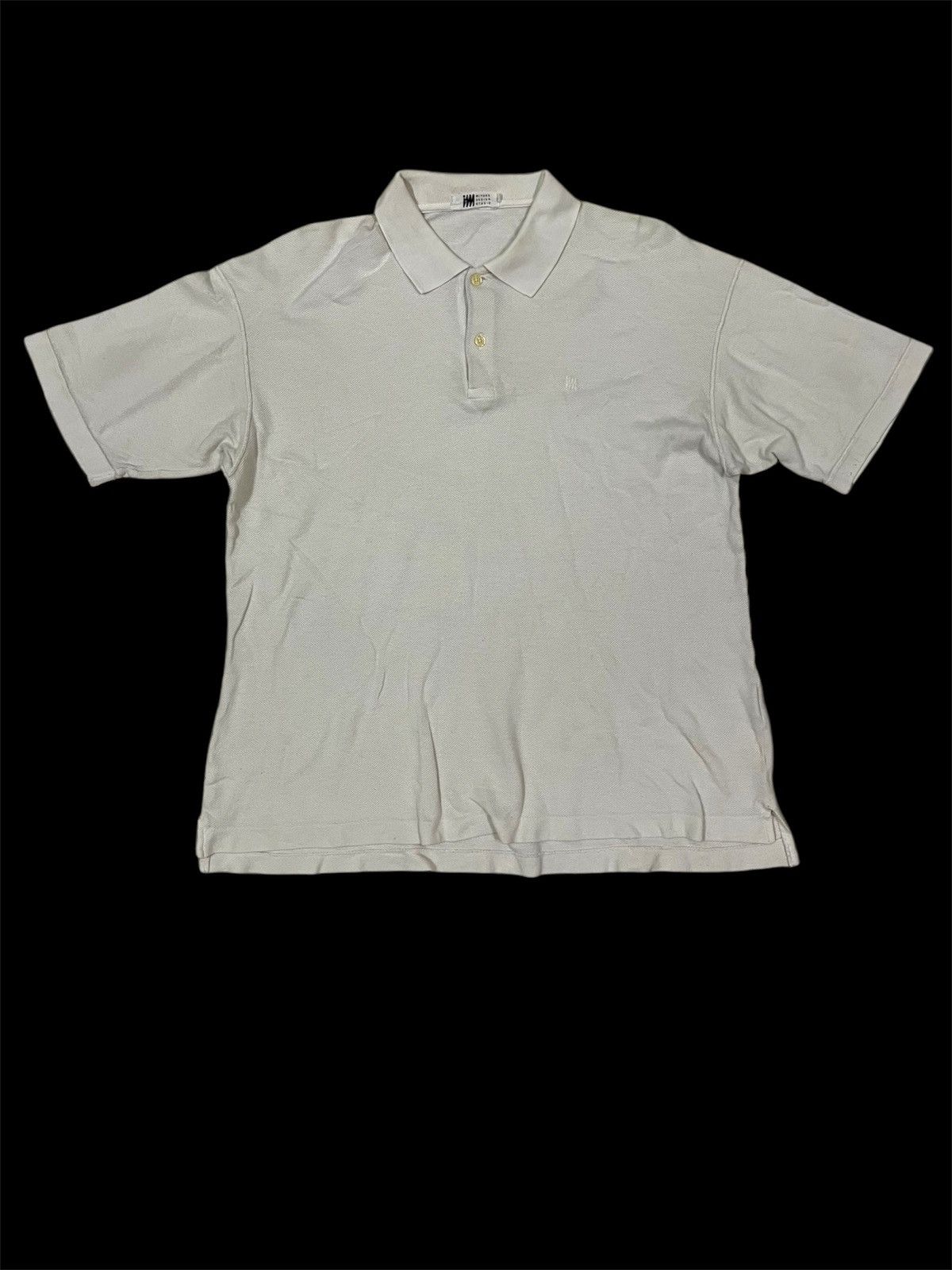 Designer × Issey Miyake × Vintage White Tshirt Issey Miyake Size US L / EU 52-54 / 3 - 1 Thumbnail
