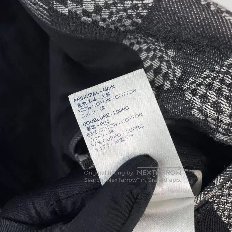 Louis Vuitton Louis Vuitton Grey checkerboard leather logo denim jacket Size US M / EU 48-50 / 2 - 7 Thumbnail