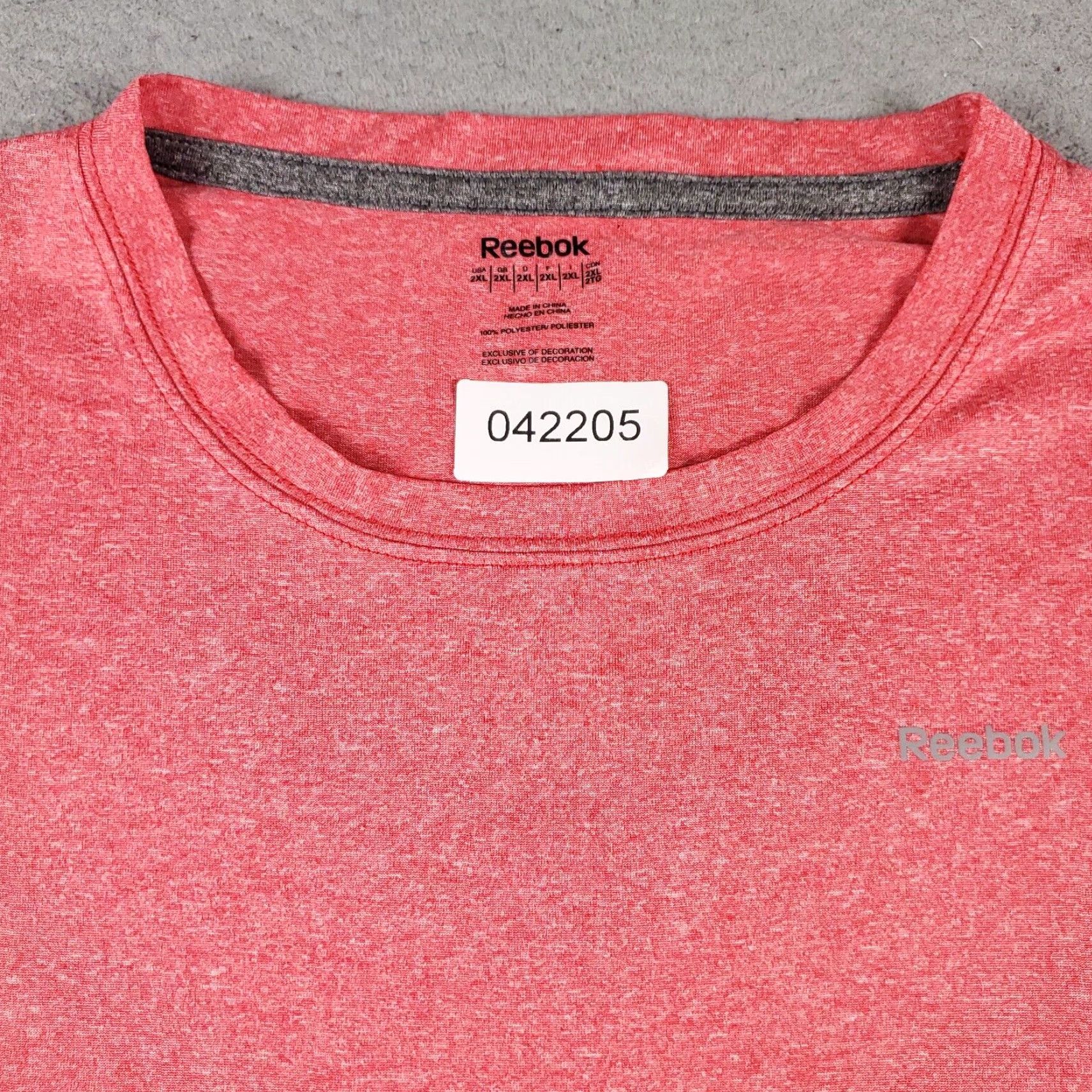 Reebok Reebok Shirt Mens Size 2XL Pink Active Pullover Short Sleeve Gym Work Out Size US XXL / EU 58 / 5 - 2 Thumbnail