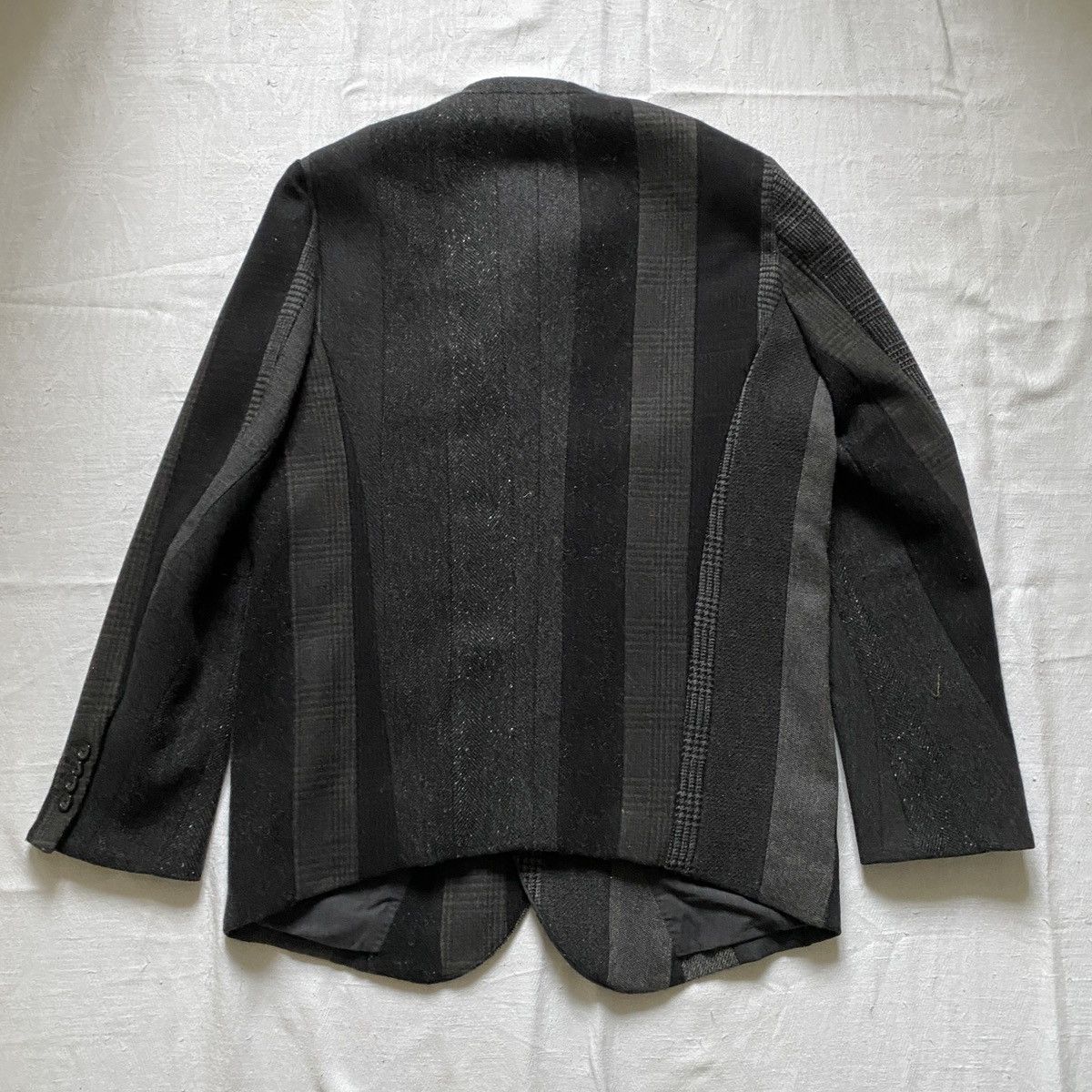 Dolce & Gabbana vintage Dolce & Gabbana Asymmetrical Patchwork Blazer Jacket Size US M / EU 48-50 / 2 - 3 Thumbnail