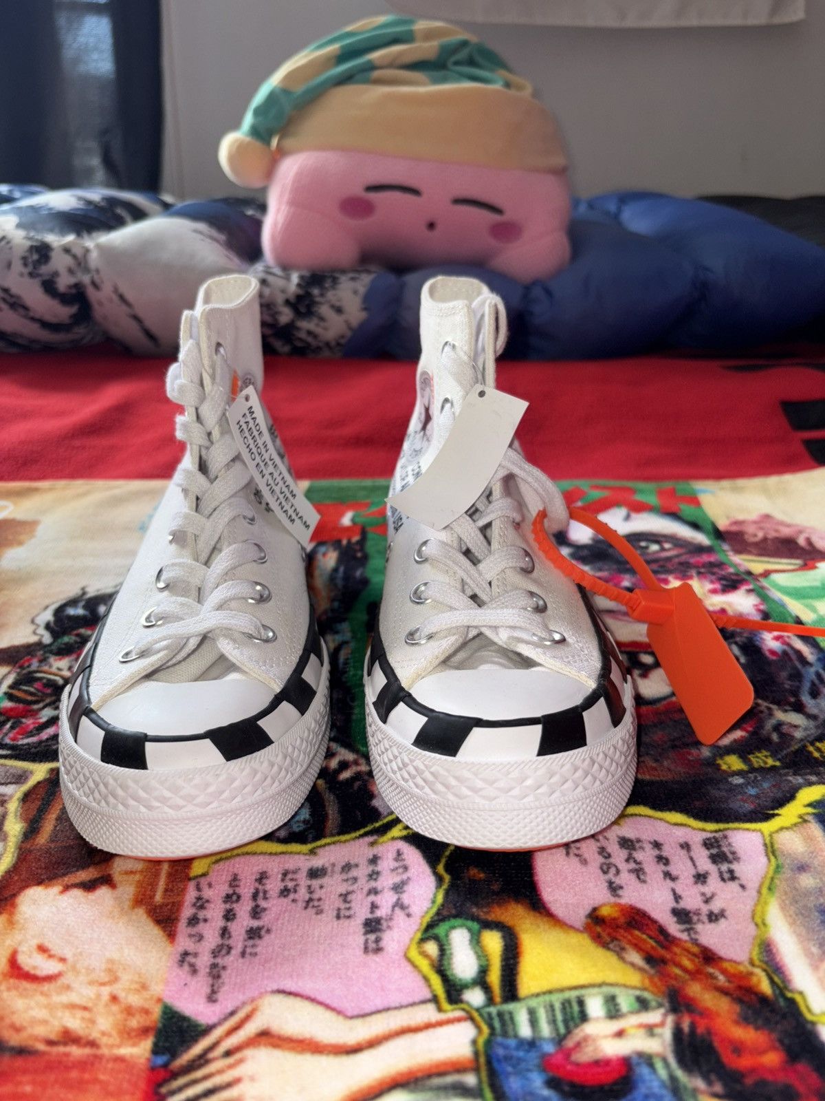 Converse × Off-White Off-White x Converse Chuck Taylor All Star 70 High Size US 6.5 / IT 36.5 - 2 Thumbnail