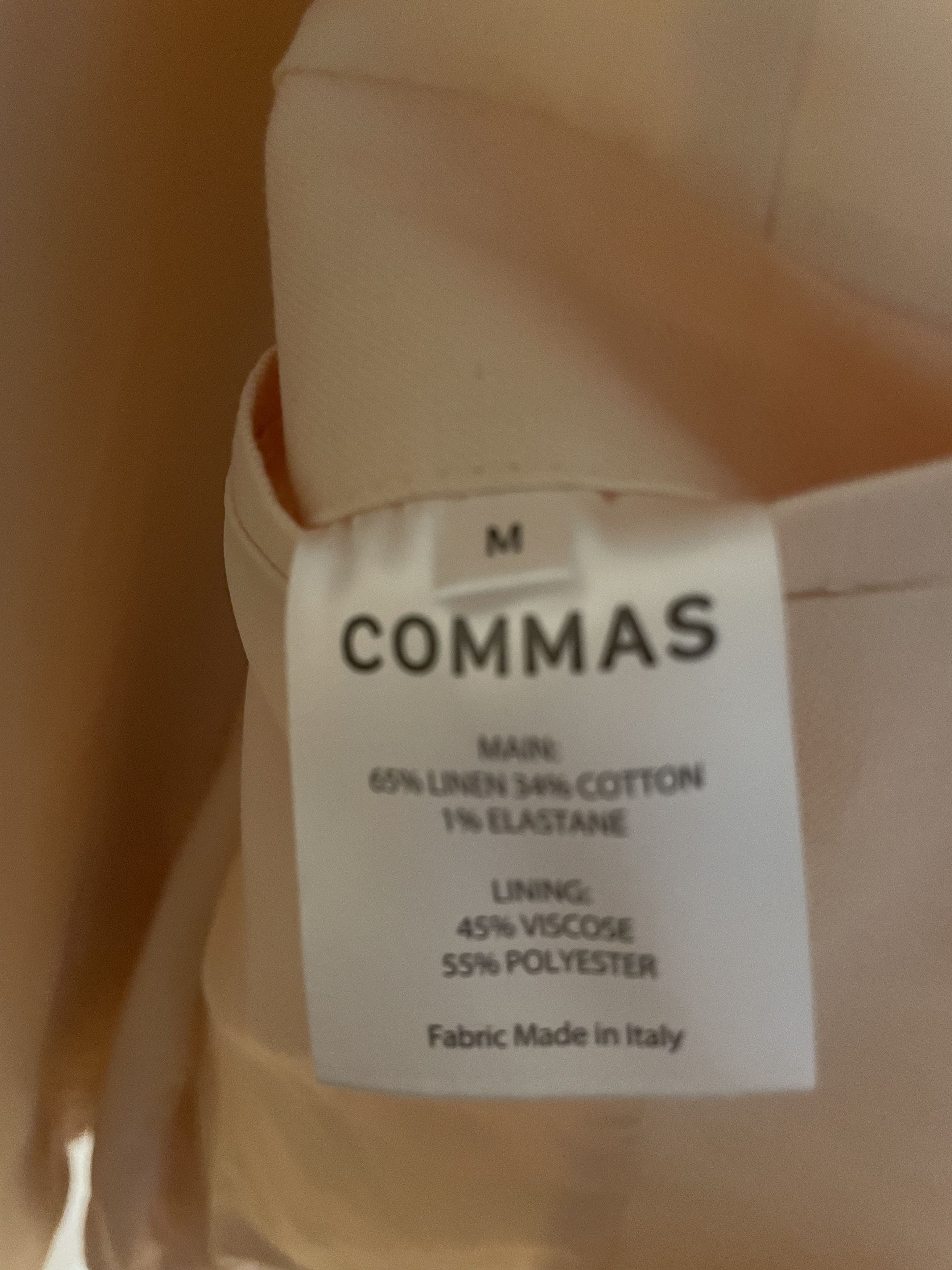 Designer COMMAS Embellished Shawl Collar Jacket Capron Cream BNWT M Size 38R - 5 Thumbnail