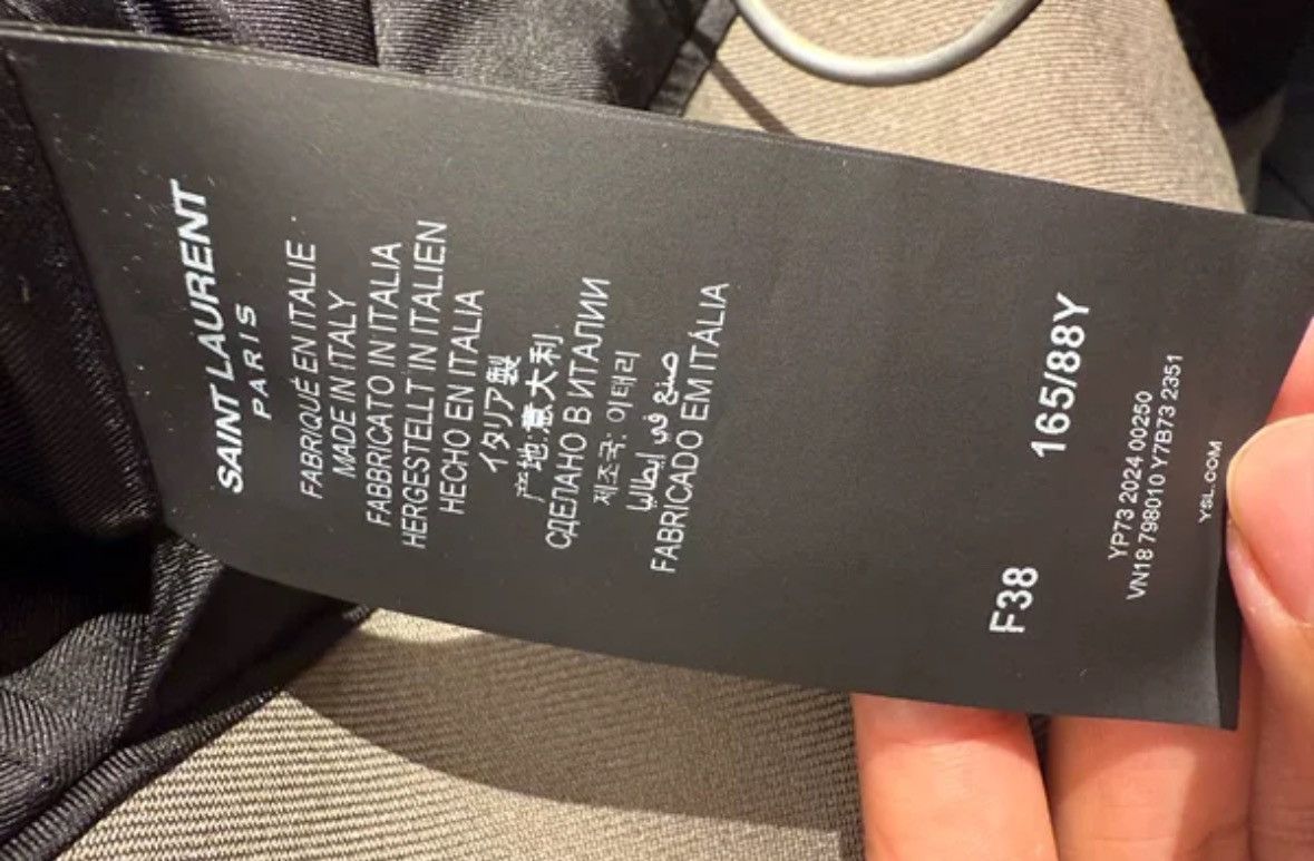 Saint Laurent Paris × Yves Saint Laurent Saint Laurent SLP 24FW breasted Loose Long sleeved Suit Size S / US 4 / IT 40 - 4 Thumbnail