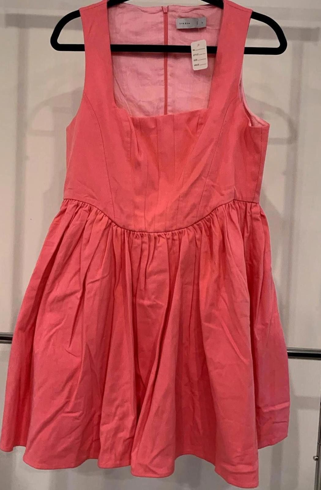 Designer Chic Pink Sleeveless Dress by Lyra & Co - Size L Size L / US 10 / IT 46 - 1 Thumbnail
