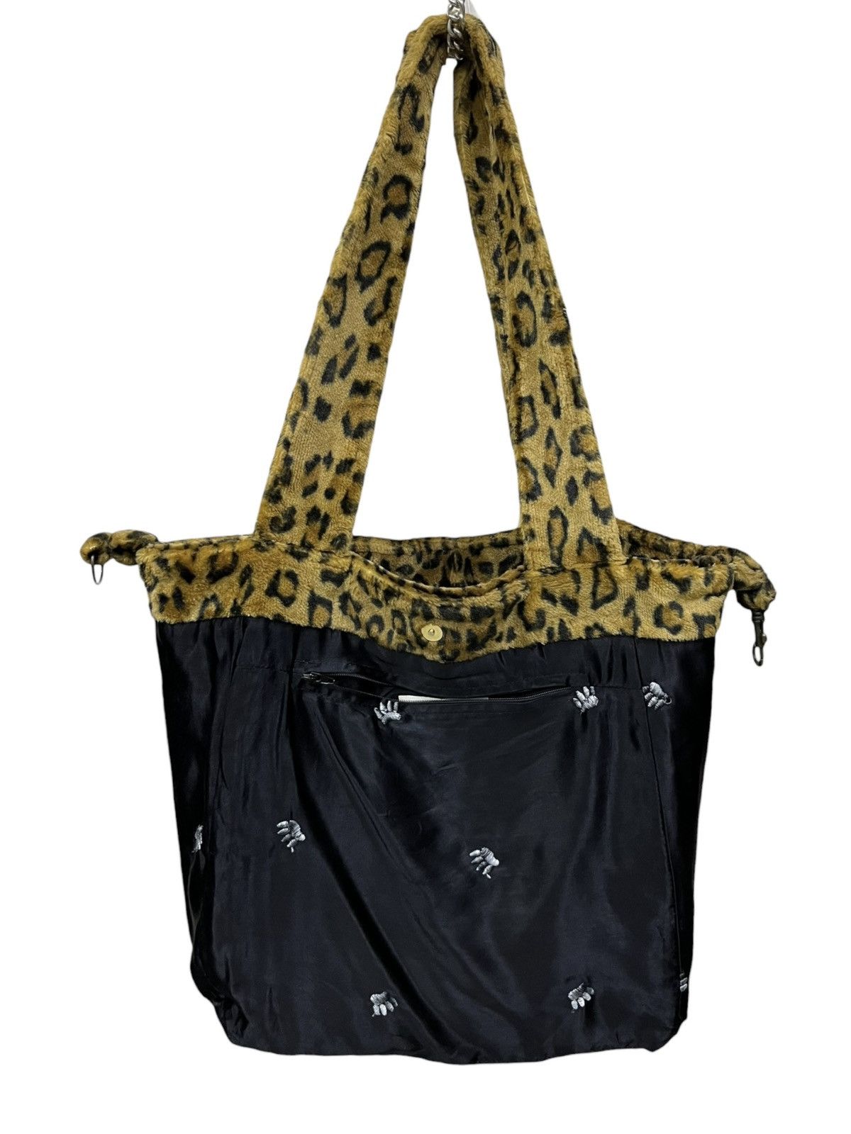 Vintage La Maison de la Fausse Fourrure Leopard Faux Fur Tote Bag Size ONE SIZE - 6 Thumbnail