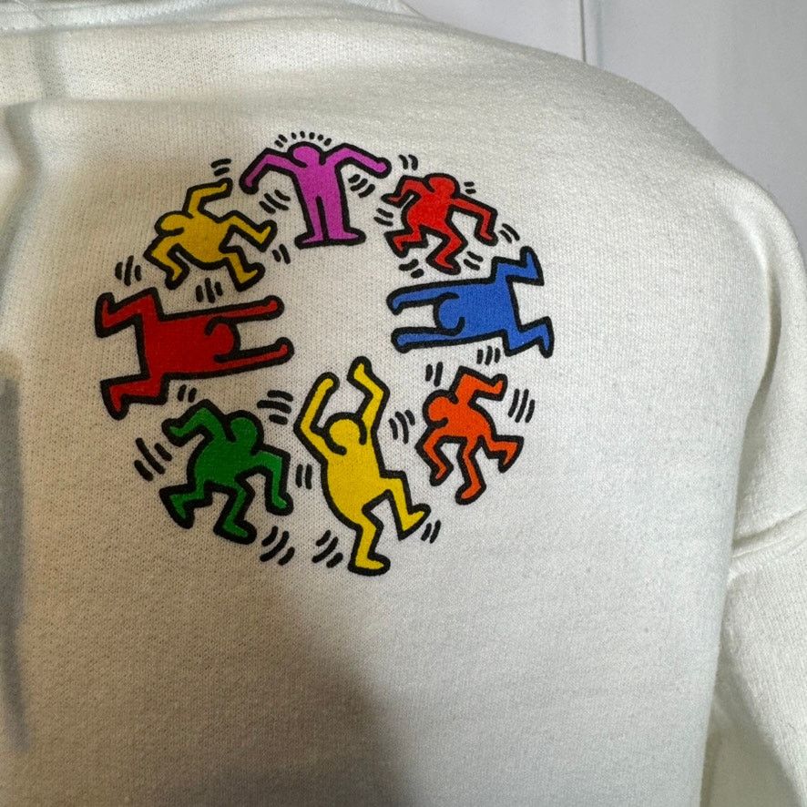 Keith Haring Keith Haring Hoodie Dancing Figures Graphic Art Large Size US L / EU 52-54 / 3 - 6 Thumbnail