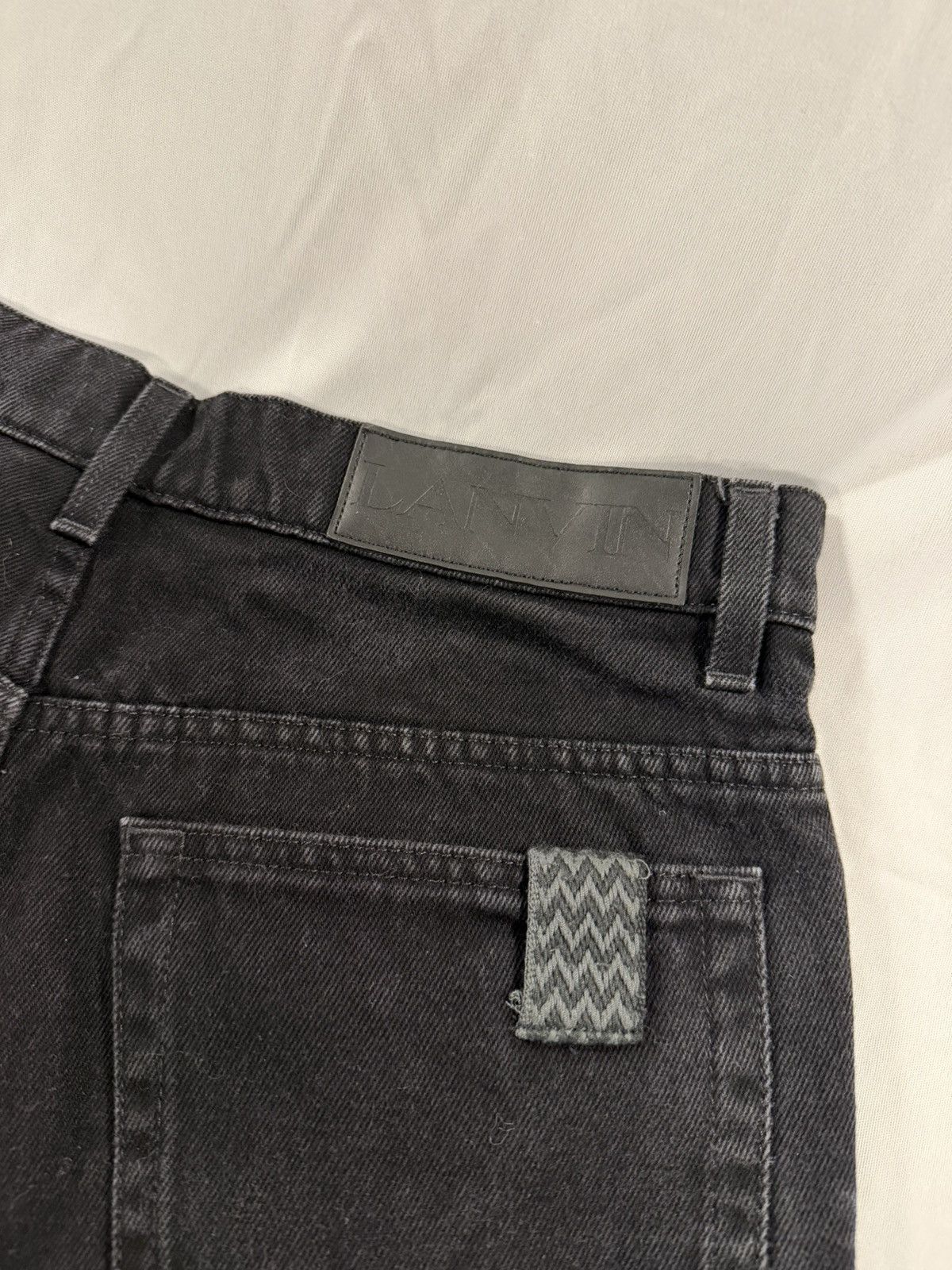 Lanvin Lanvin 2023 Curb Denim Jeans All Black Size 32 Trousers Size US 32 / EU 48 - 5 Thumbnail