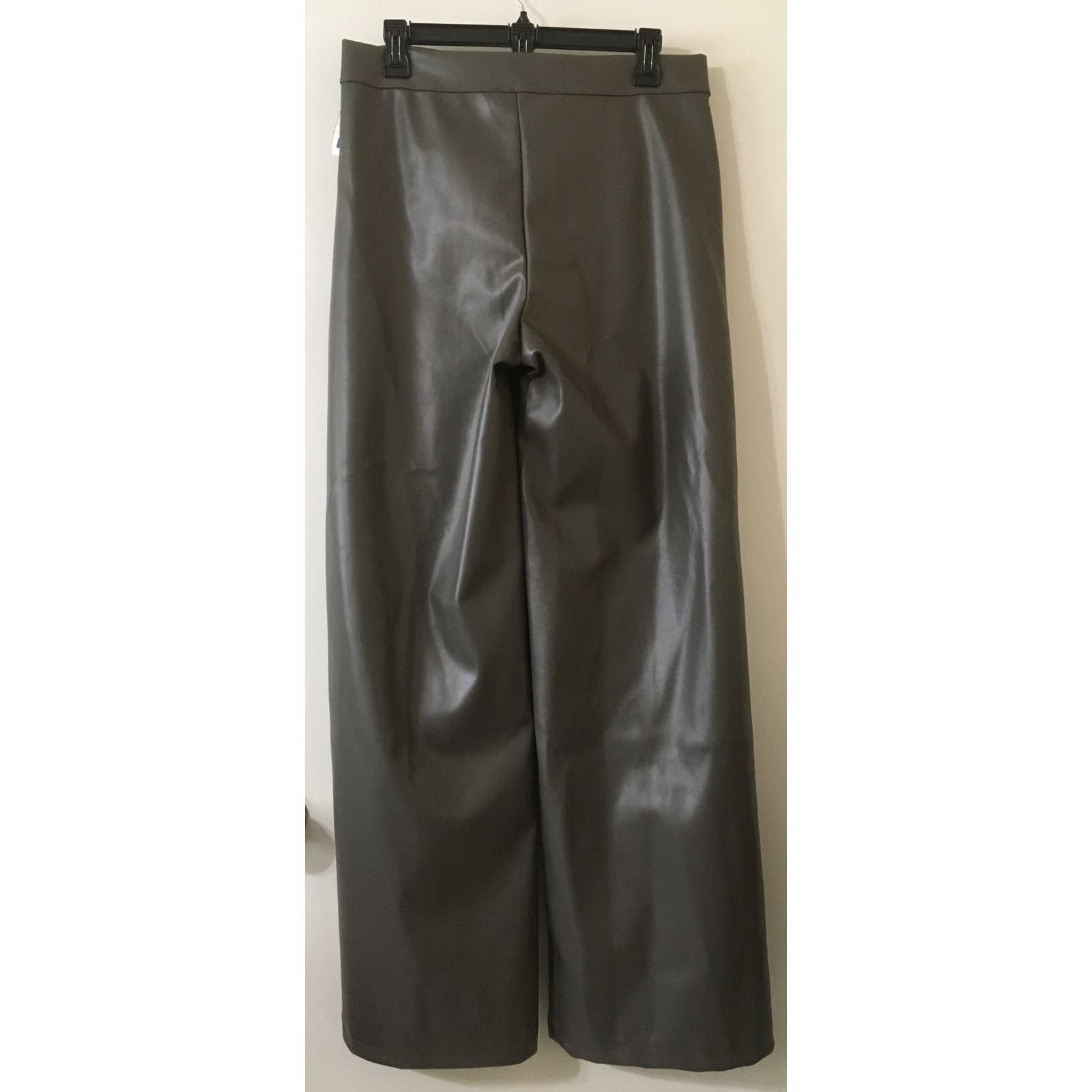 Other NWT Soho Apparel Young Contemporary XL Pleather Gray Pants Size 36" / US 14 / IT 50 - 2 Thumbnail