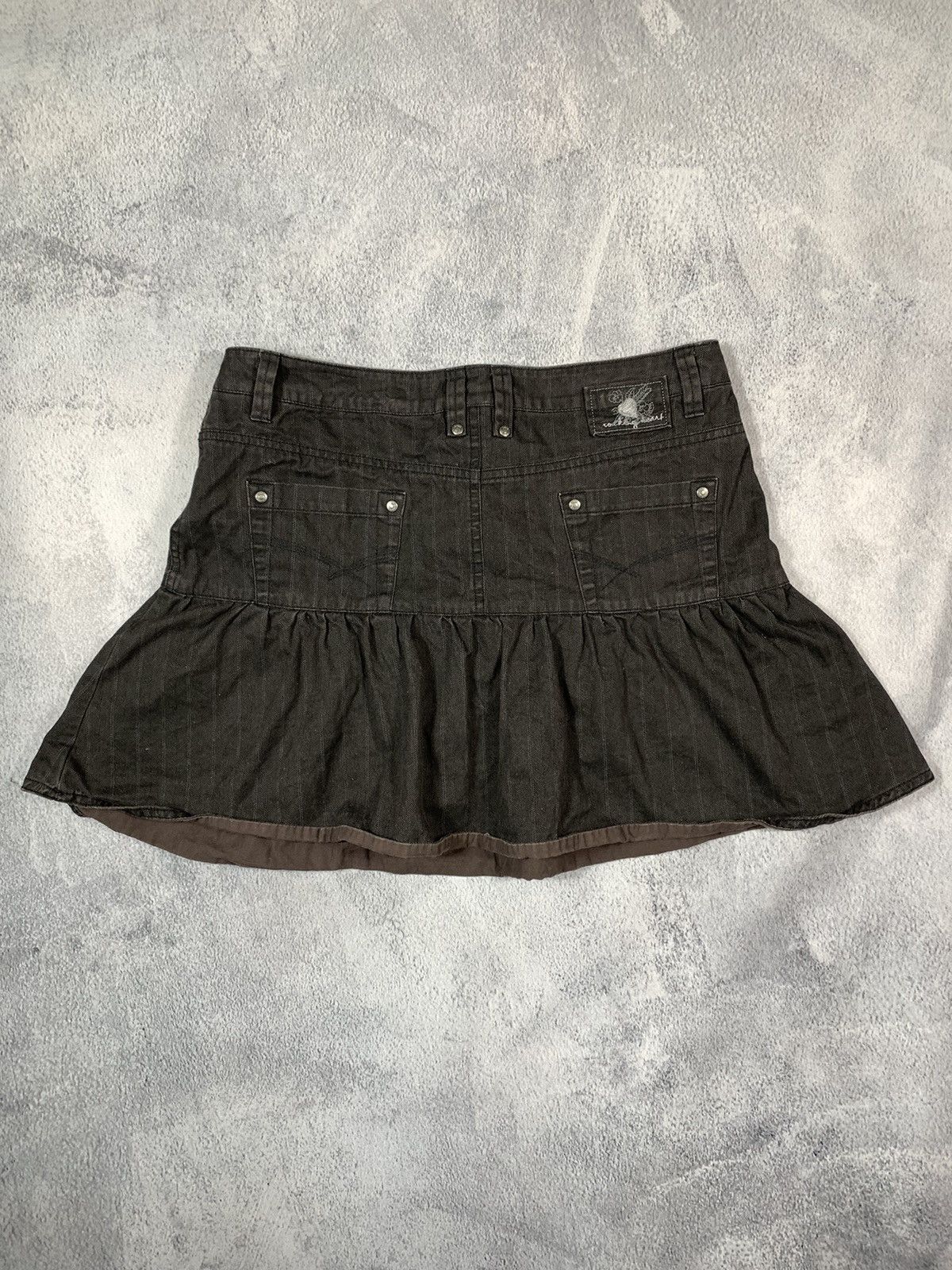Vintage Vintage Y2K Japanese flared mini skirt streetwear size M Size 32" / US 10 / IT 46 - 5 Thumbnail
