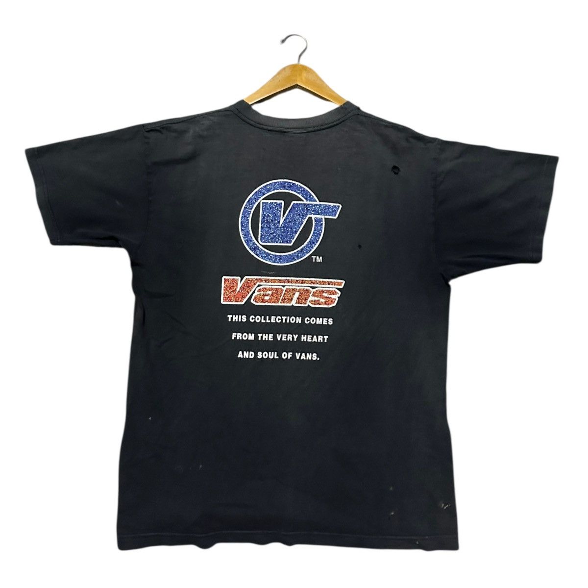 Vans Vintage Thrased 90s Vans backhit tshirt Size US XL / EU 56 / 4 - 1 Thumbnail