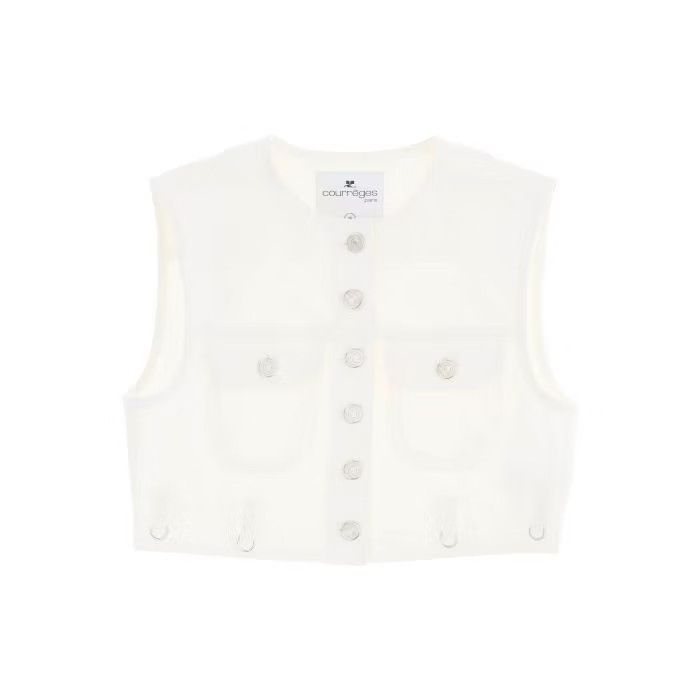 o1s22i1n0424 Multiflex Cropped Denim in White