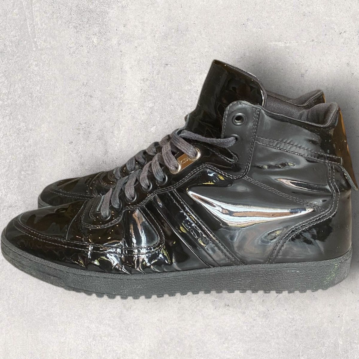 Dior Fall15 Black Patent High Top Size US 8 / EU 41 - 1 Thumbnail