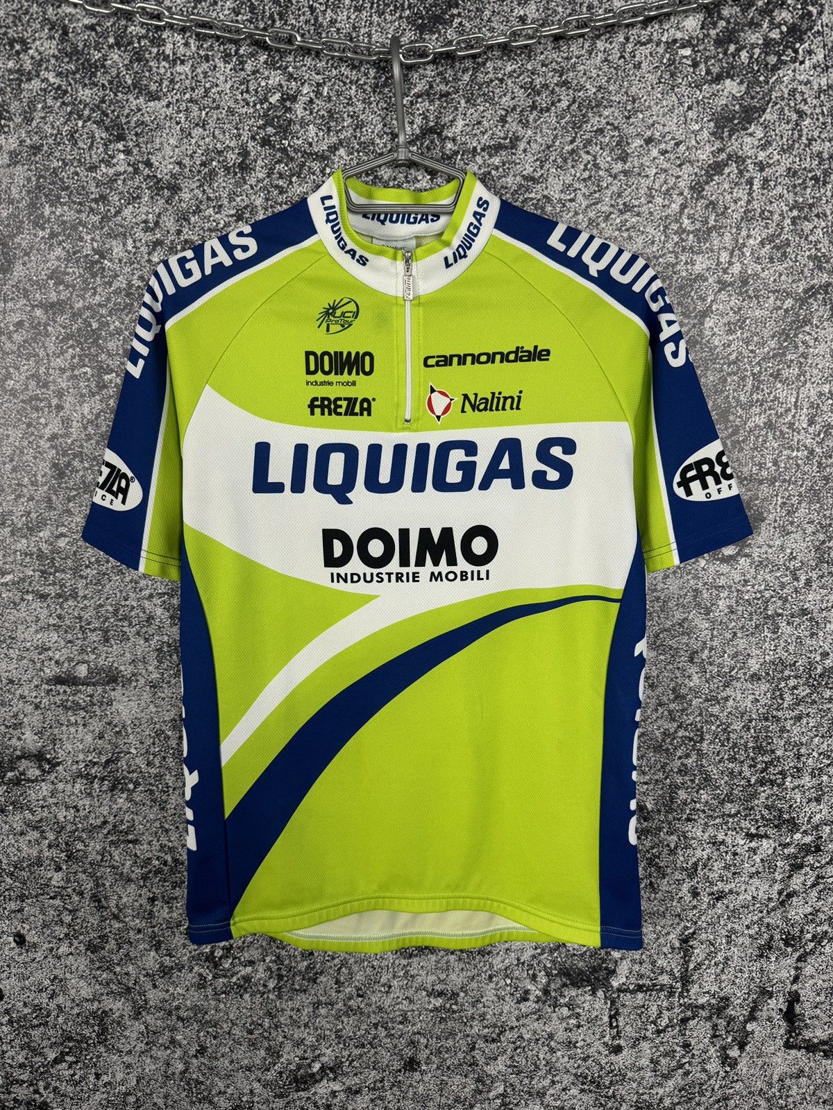 Other Nalini 1/4 Zip Cycling Jersey Liquigas Bike Shirt Size 5 Size US L / EU 52-54 / 3 - 2 Thumbnail