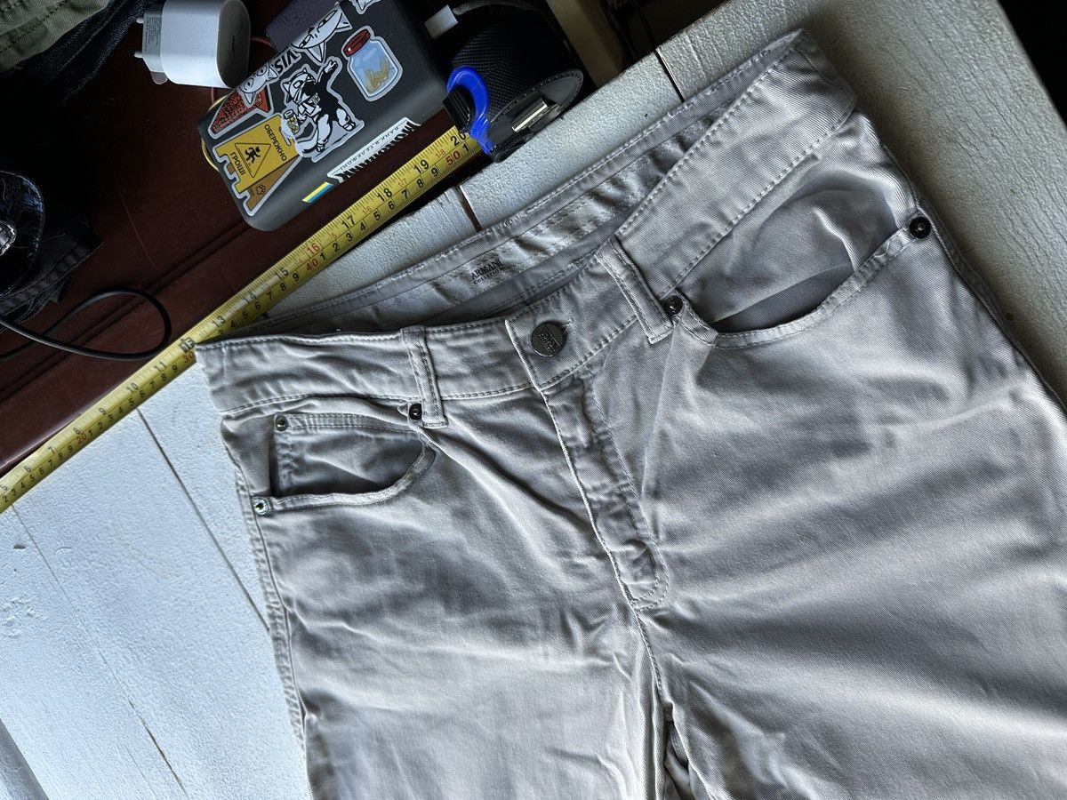 Armani 🚨 Armani Regular LUXURY OLD MONEY relax BEIGE Womens Size 29" - 2 Thumbnail